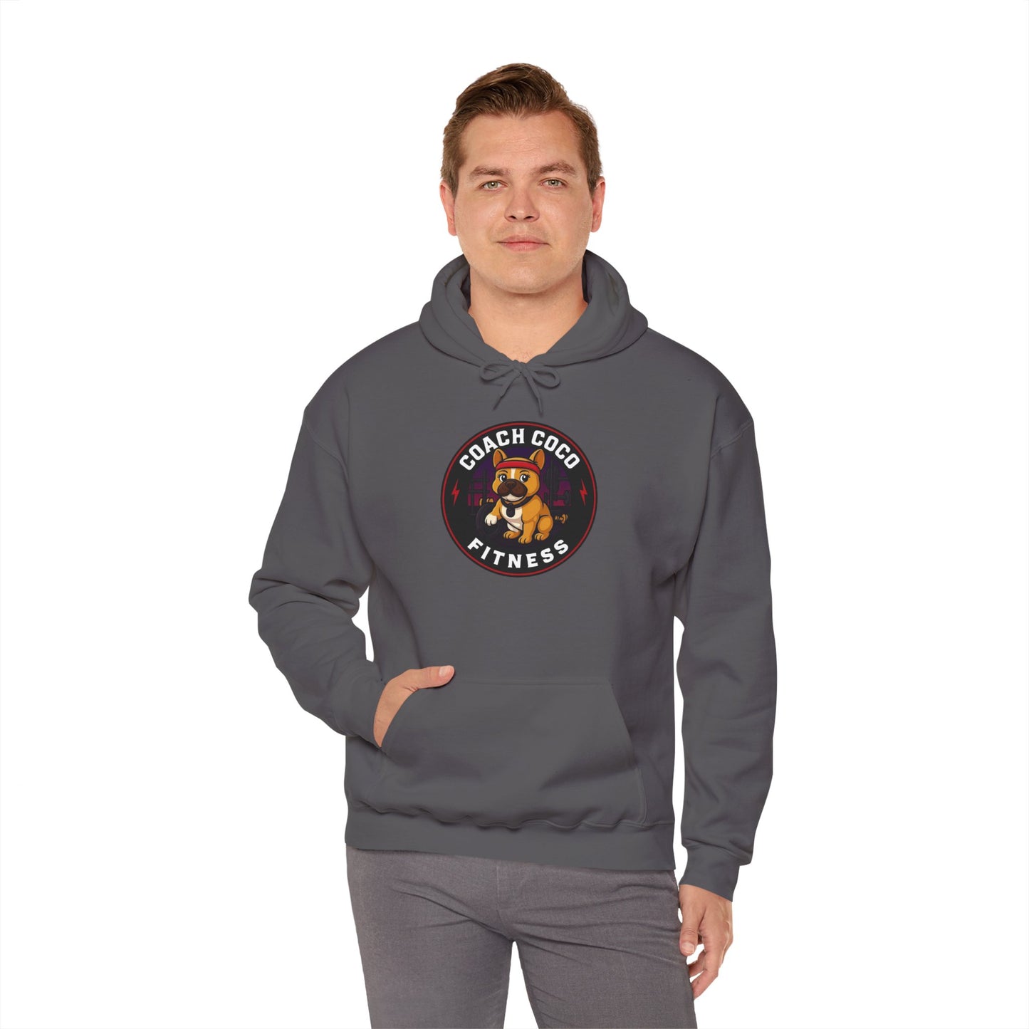 Coach Coco Fitness - Trainer's Cozy Fitness Hoodie, Workout Gear, Wellness Sweatshirt, Gym Apparel, Personalized Gift , Activewear