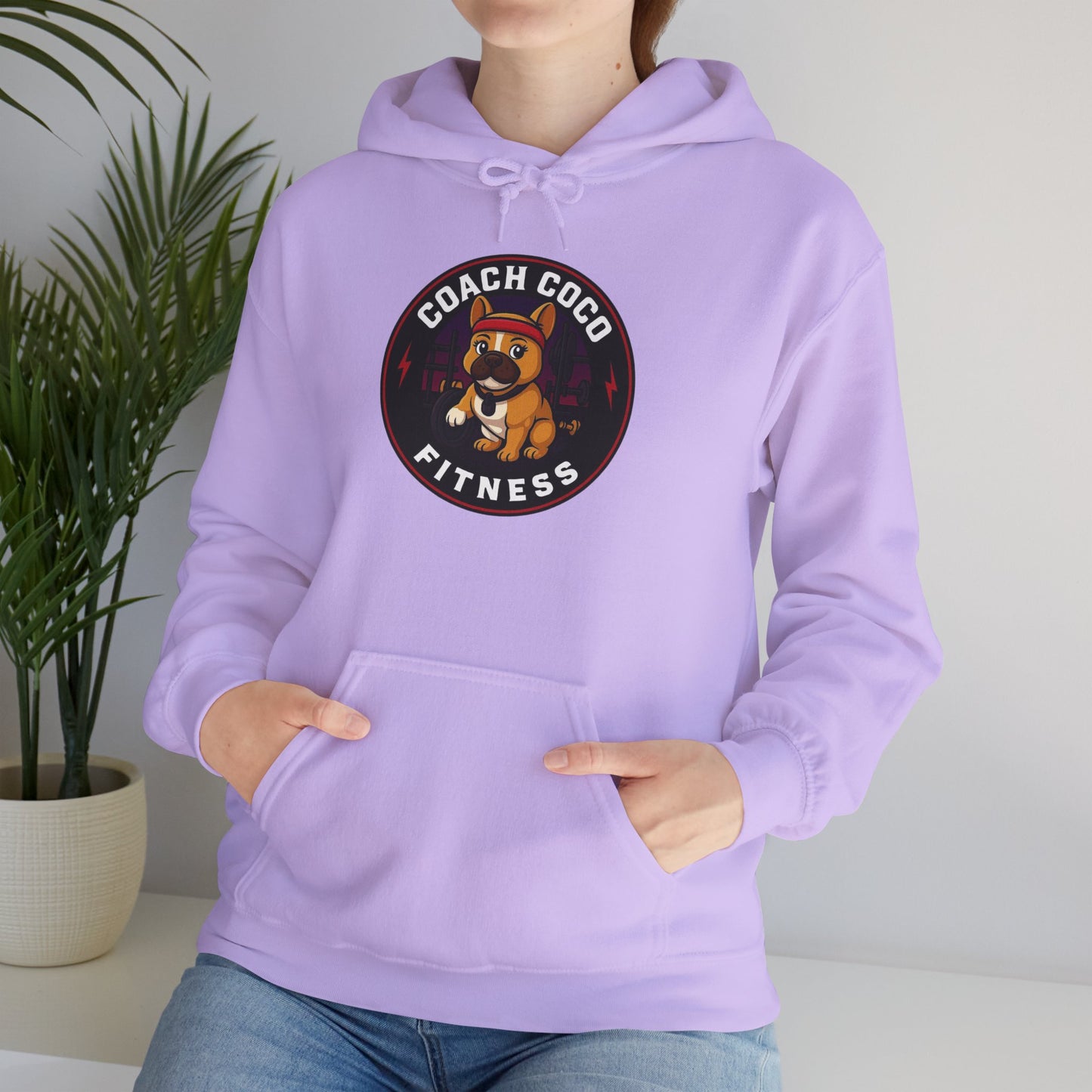 Coach Coco Fitness - Trainer's Cozy Fitness Hoodie, Workout Gear, Wellness Sweatshirt, Gym Apparel, Personalized Gift , Activewear