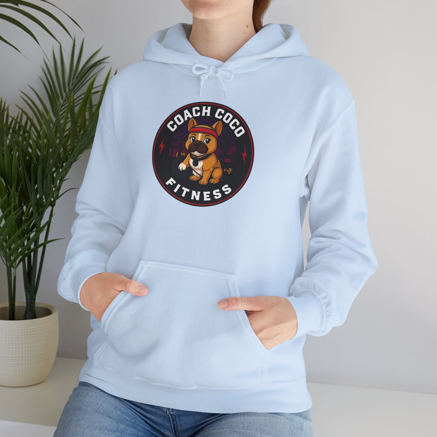 Coach Coco Fitness - Trainer's Cozy Fitness Hoodie, Workout Gear, Wellness Sweatshirt, Gym Apparel, Personalized Gift , Activewear