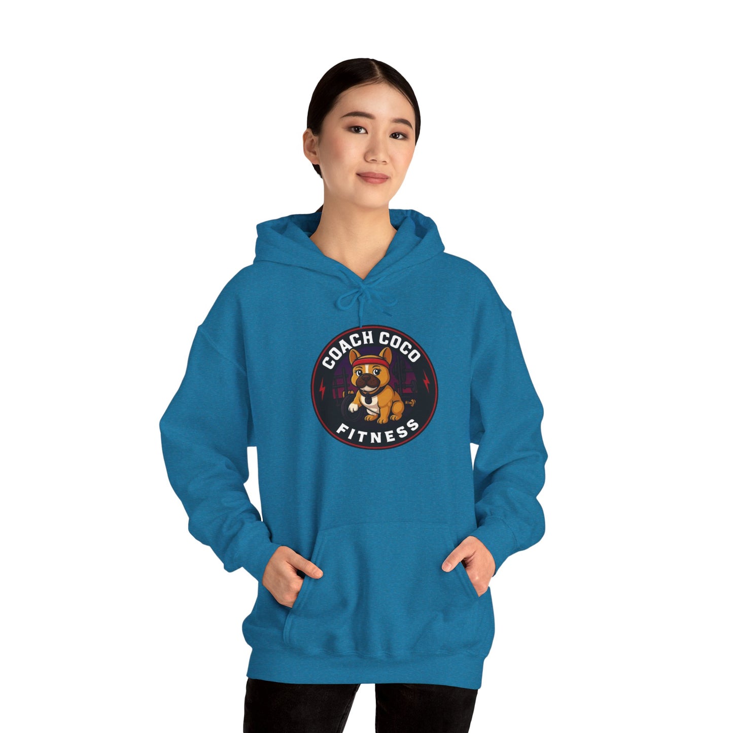 Coach Coco Fitness - Trainer's Cozy Fitness Hoodie, Workout Gear, Wellness Sweatshirt, Gym Apparel, Personalized Gift , Activewear