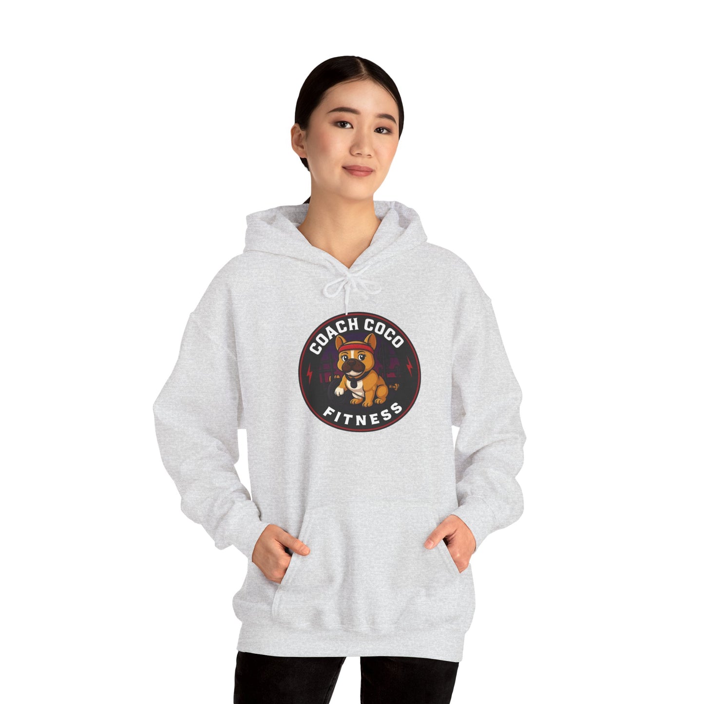 Coach Coco Fitness - Trainer's Cozy Fitness Hoodie, Workout Gear, Wellness Sweatshirt, Gym Apparel, Personalized Gift , Activewear