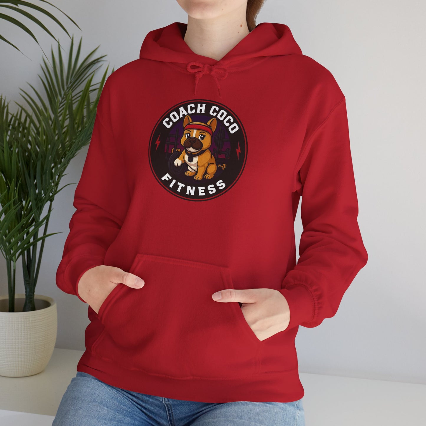 Coach Coco Fitness - Trainer's Cozy Fitness Hoodie, Workout Gear, Wellness Sweatshirt, Gym Apparel, Personalized Gift , Activewear