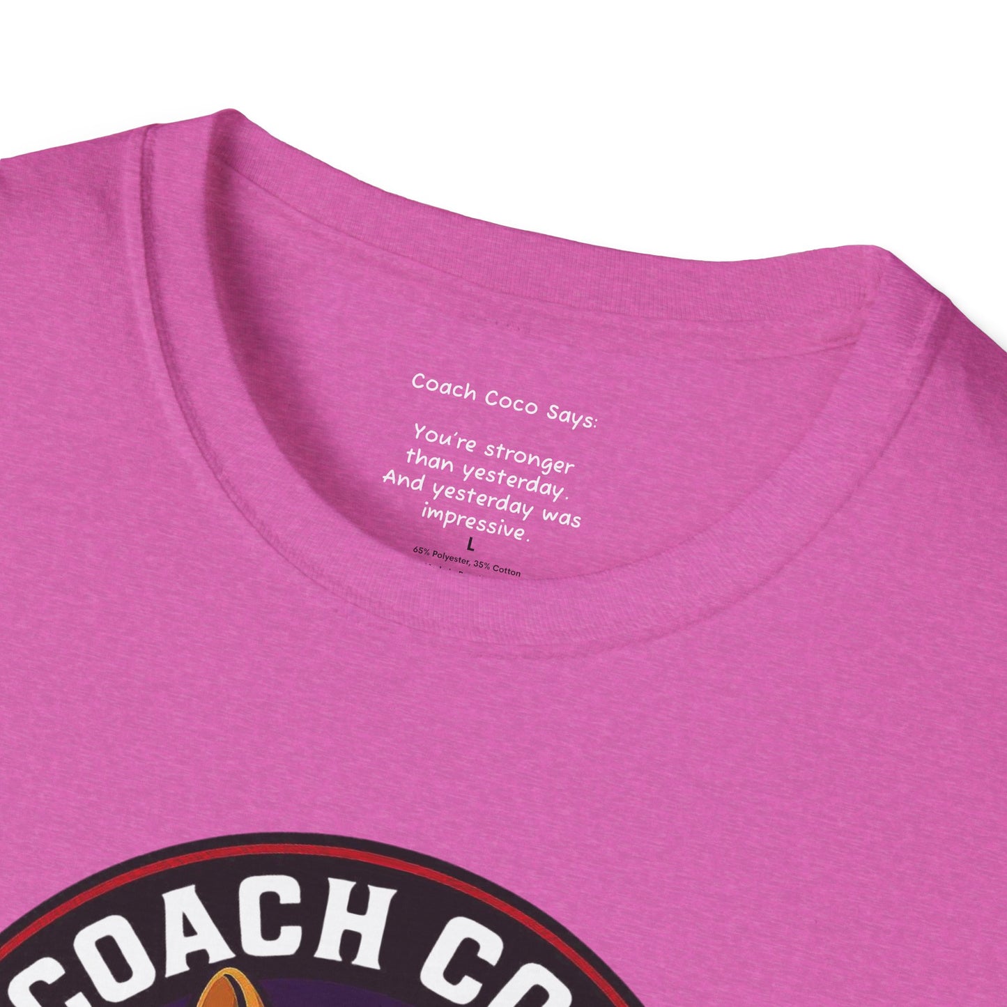 .Coach Coco Fitness Motivational T-Shirt | Fun Unisex Workout Tee | Pet Lover's Gift | Gym Apparel | Cute Fitness T-Shirt | Animal Lover Tee