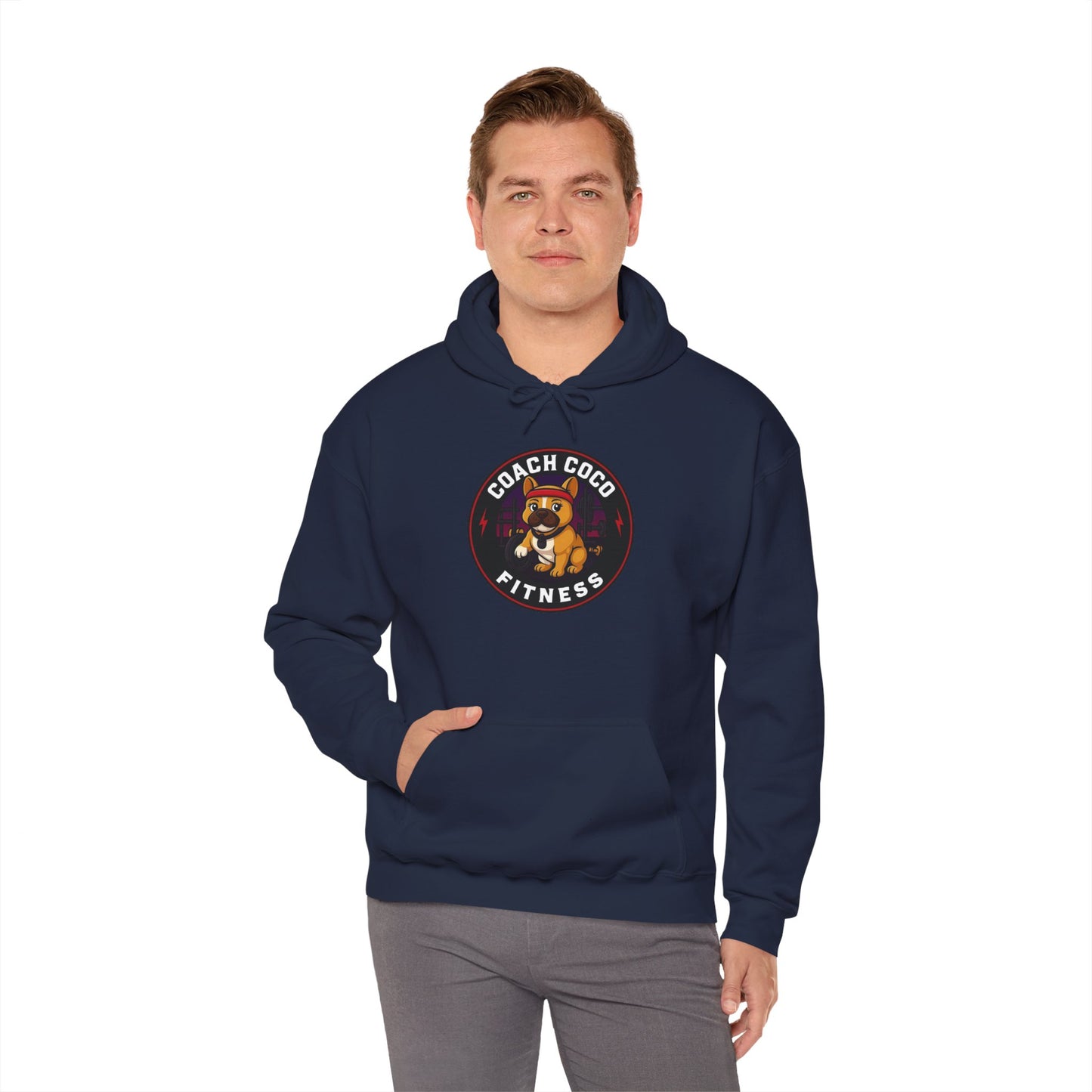 Coach Coco Fitness - Trainer's Cozy Fitness Hoodie, Workout Gear, Wellness Sweatshirt, Gym Apparel, Personalized Gift , Activewear