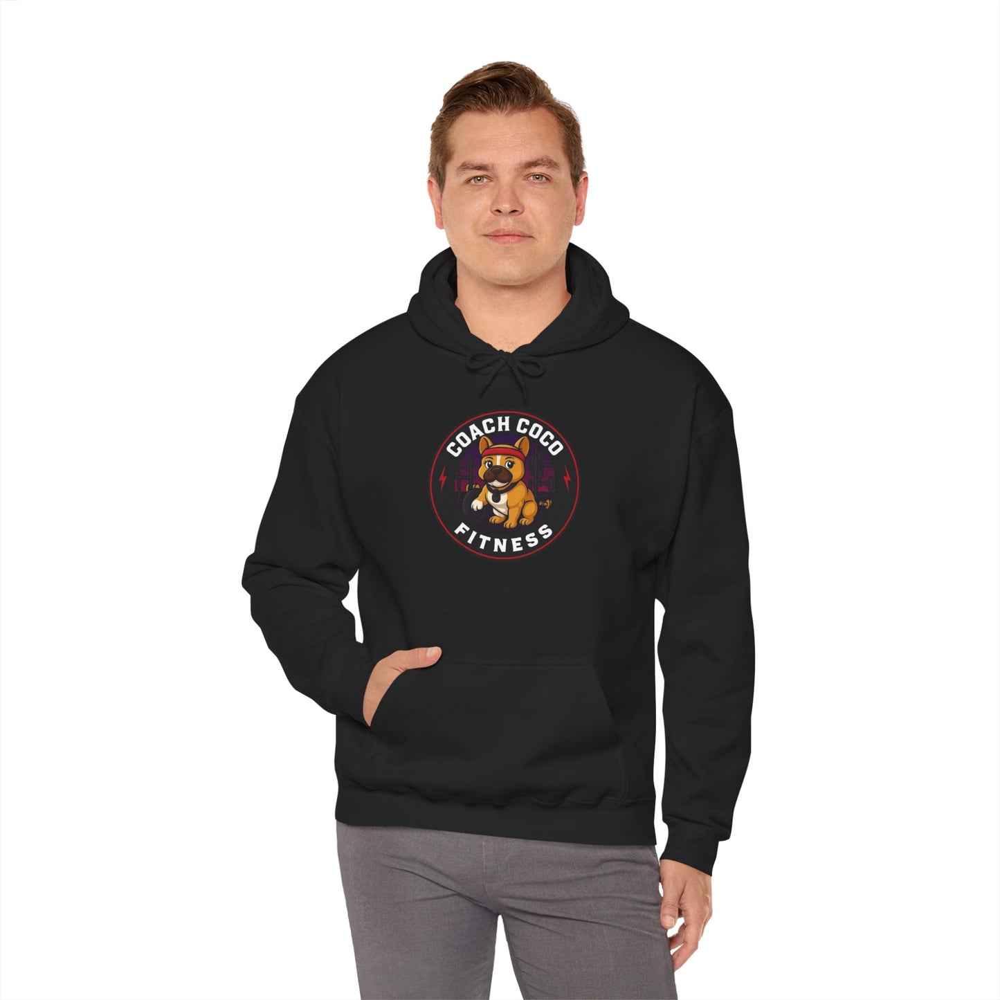 Coach Coco Fitness - Trainer's Cozy Fitness Hoodie, Workout Gear, Wellness Sweatshirt, Gym Apparel, Personalized Gift , Activewear