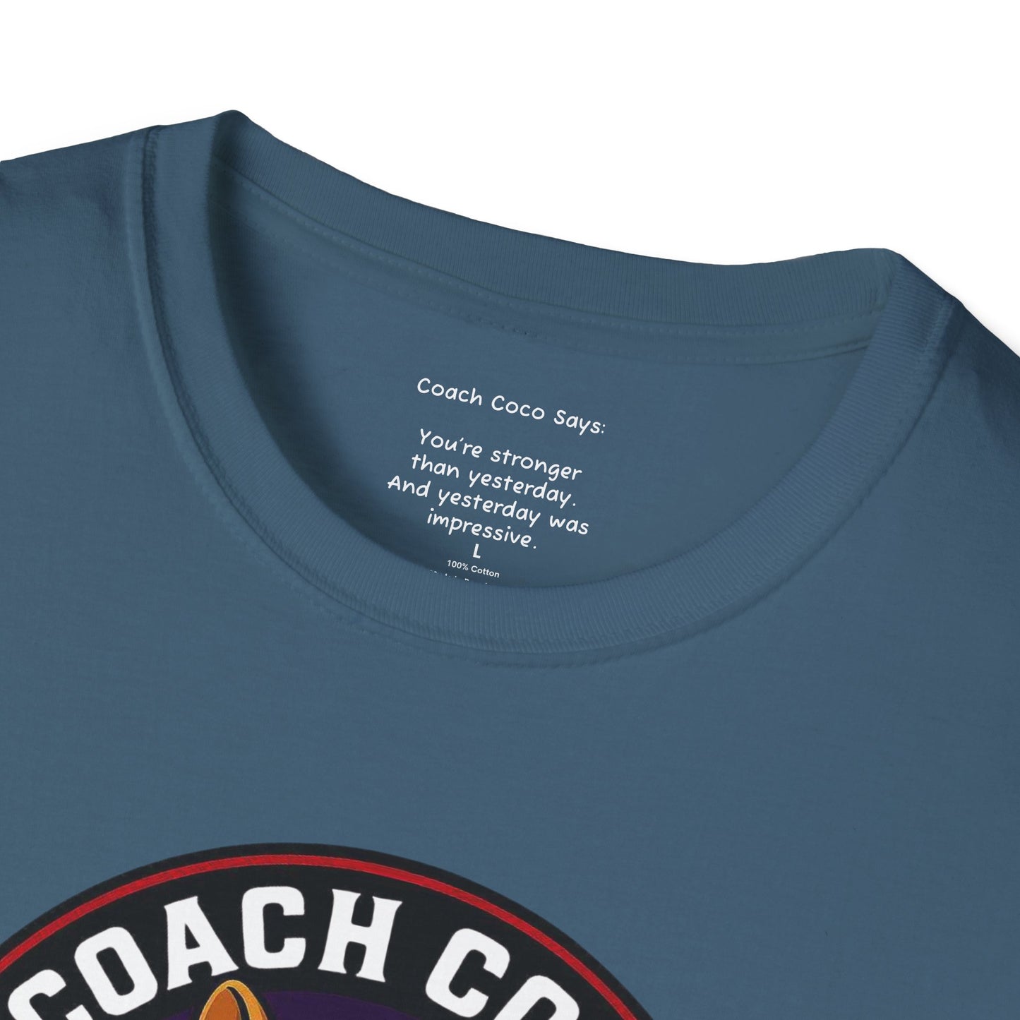 .Coach Coco Fitness Motivational T-Shirt | Fun Unisex Workout Tee | Pet Lover's Gift | Gym Apparel | Cute Fitness T-Shirt | Animal Lover Tee