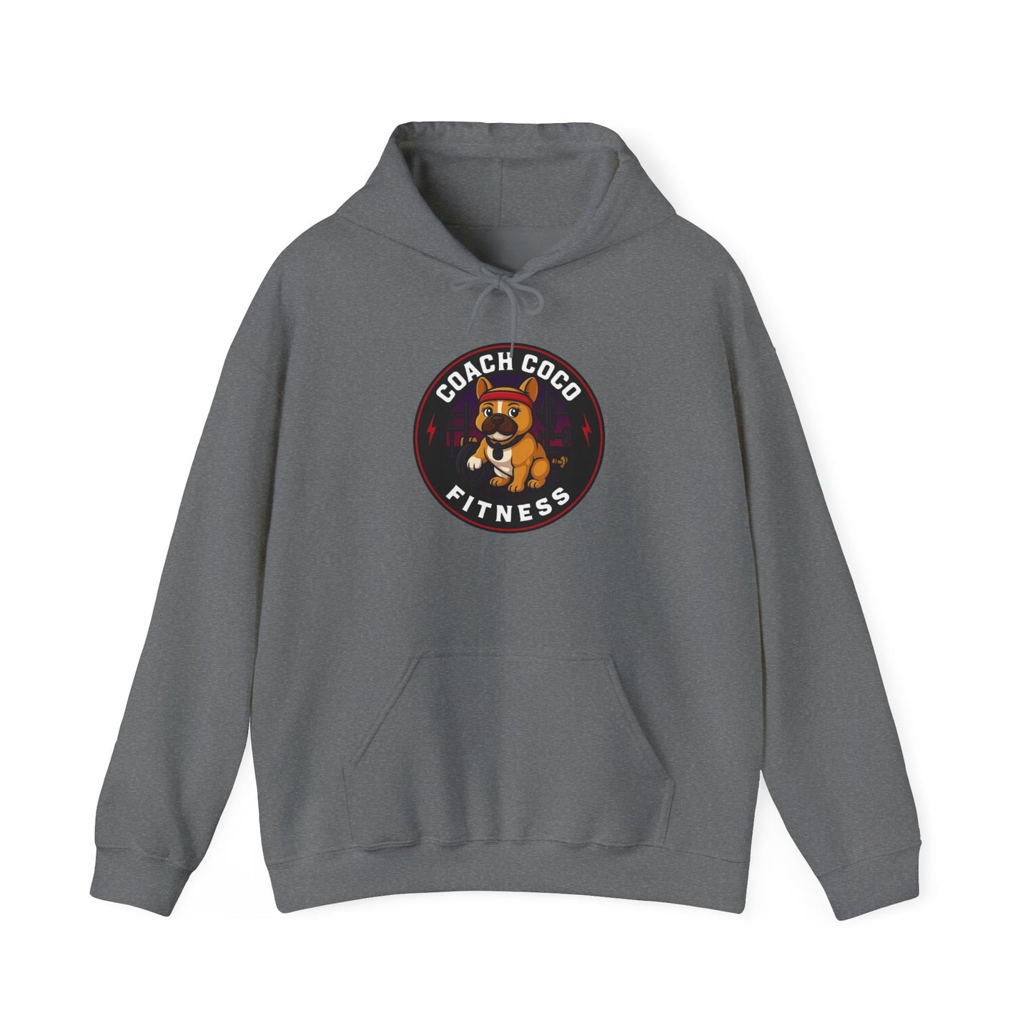 Coach Coco Fitness - Trainer's Cozy Fitness Hoodie, Workout Gear, Wellness Sweatshirt, Gym Apparel, Personalized Gift , Activewear