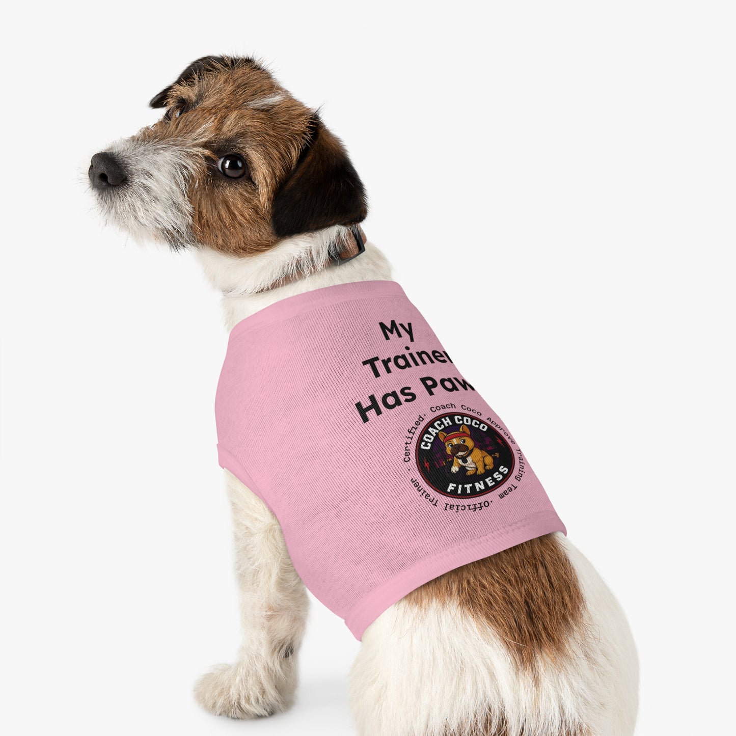 Coach Coco Fitness Pet Tank Top, Dog Tank, Cute Pet Apparel, Funny Dog Shirt, Summer Dog Clothes, Gift for Dog Lovers