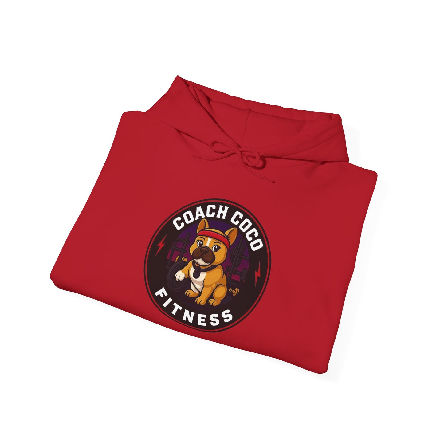Coach Coco Fitness - Trainer's Cozy Fitness Hoodie, Workout Gear, Wellness Sweatshirt, Gym Apparel, Personalized Gift , Activewear