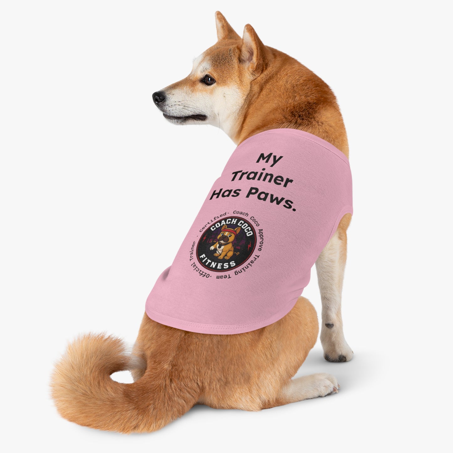 Coach Coco Fitness Pet Tank Top, Dog Tank, Cute Pet Apparel, Funny Dog Shirt, Summer Dog Clothes, Gift for Dog Lovers