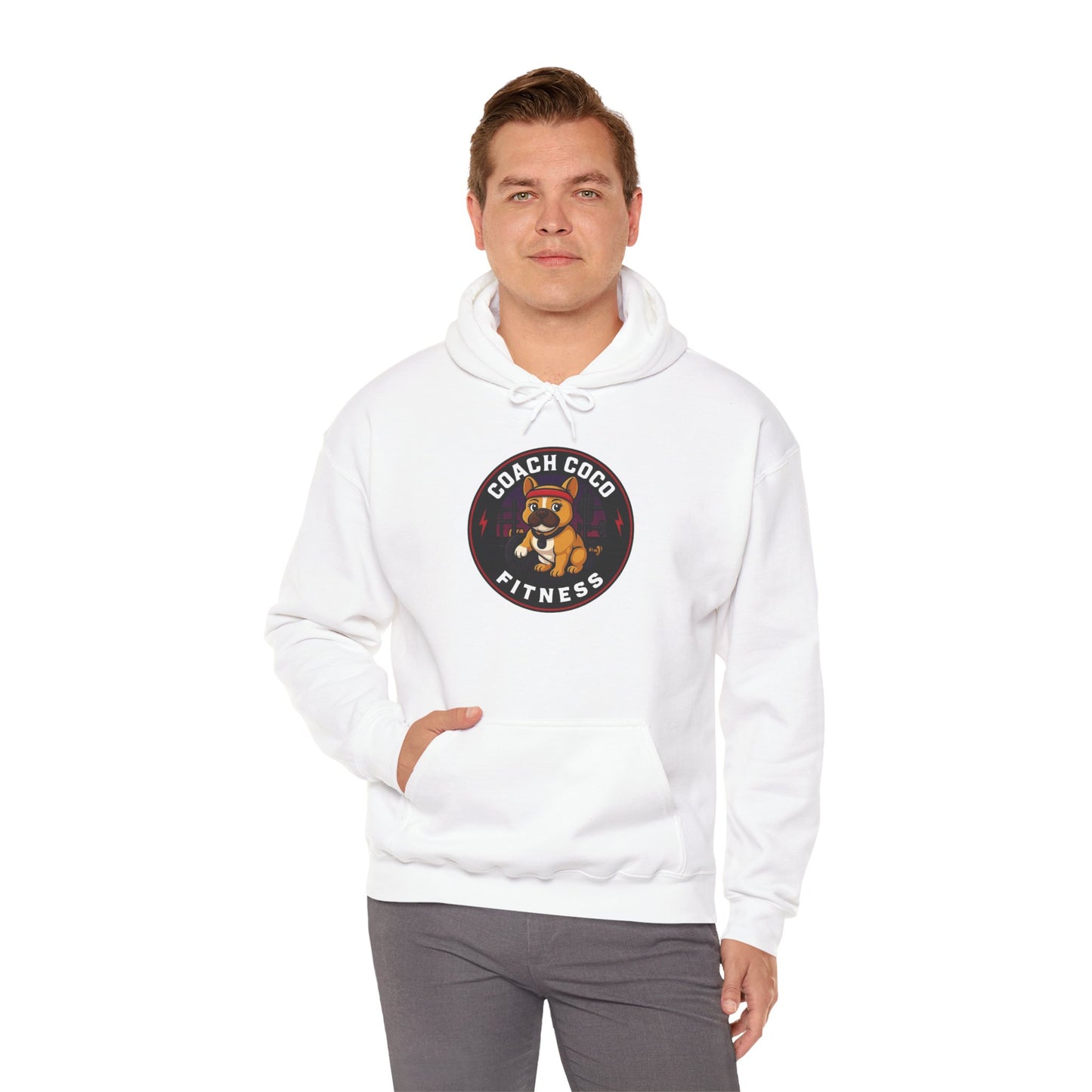 Coach Coco Fitness - Trainer's Cozy Fitness Hoodie, Workout Gear, Wellness Sweatshirt, Gym Apparel, Personalized Gift , Activewear