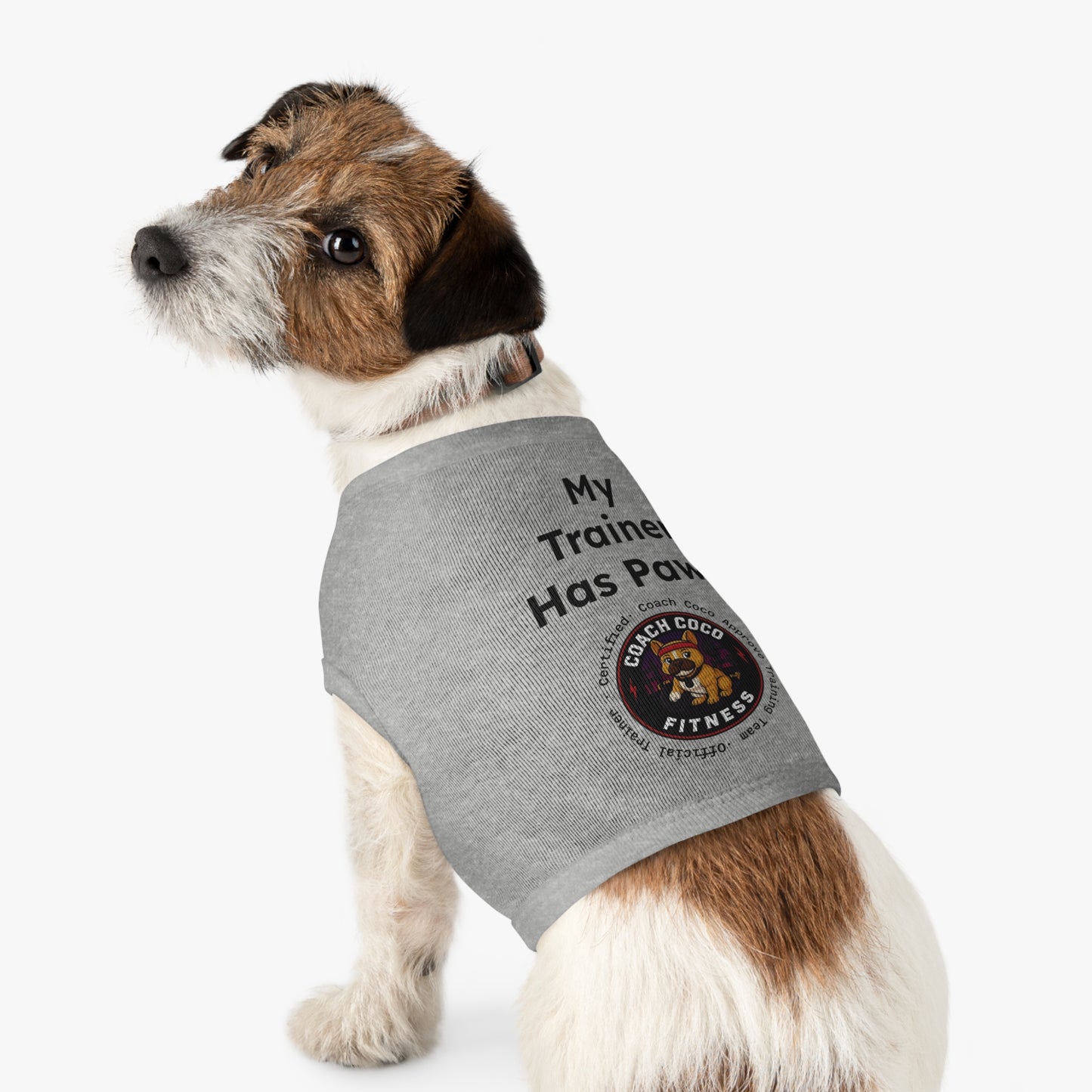 Coach Coco Fitness Pet Tank Top, Dog Tank, Cute Pet Apparel, Funny Dog Shirt, Summer Dog Clothes, Gift for Dog Lovers
