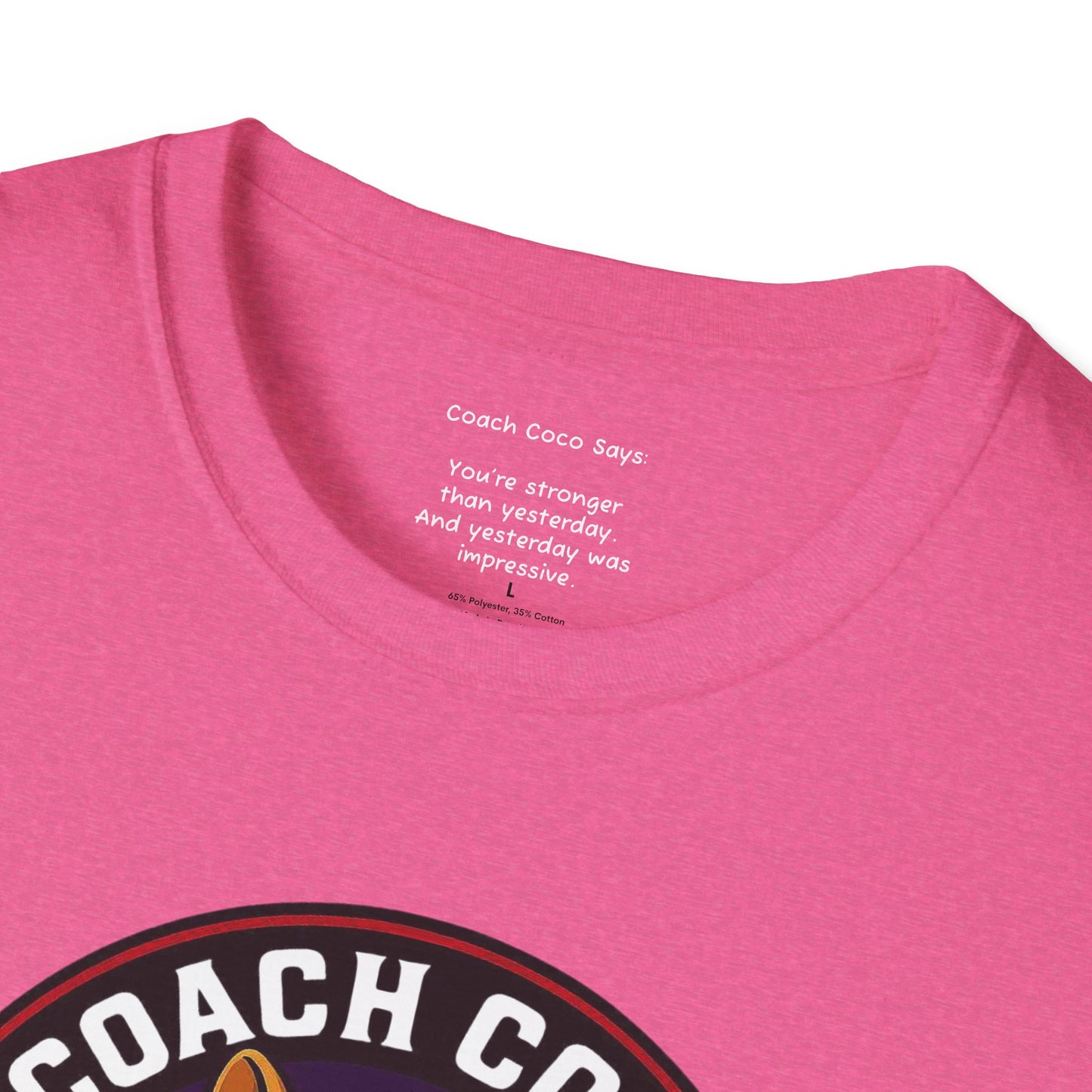 .Coach Coco Fitness Motivational T-Shirt | Fun Unisex Workout Tee | Pet Lover's Gift | Gym Apparel | Cute Fitness T-Shirt | Animal Lover Tee