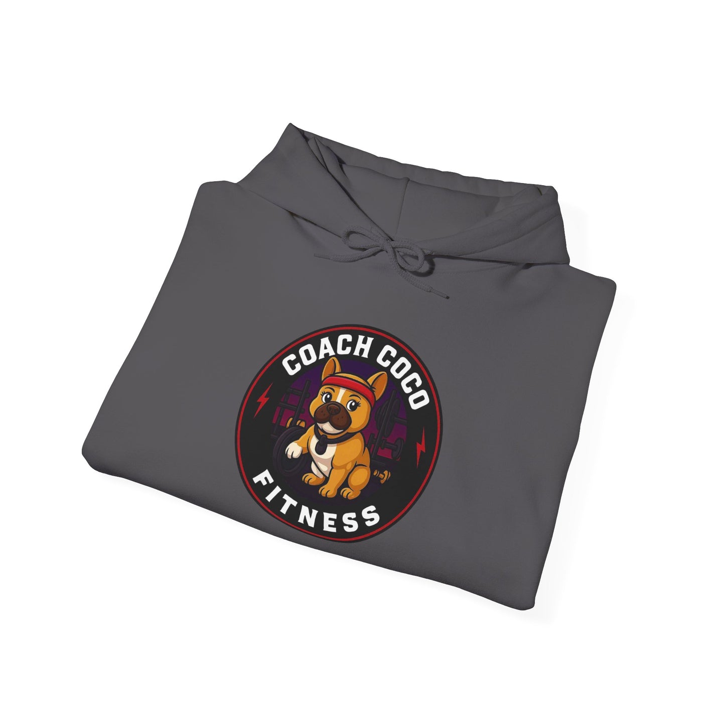 Coach Coco Fitness - Trainer's Cozy Fitness Hoodie, Workout Gear, Wellness Sweatshirt, Gym Apparel, Personalized Gift , Activewear