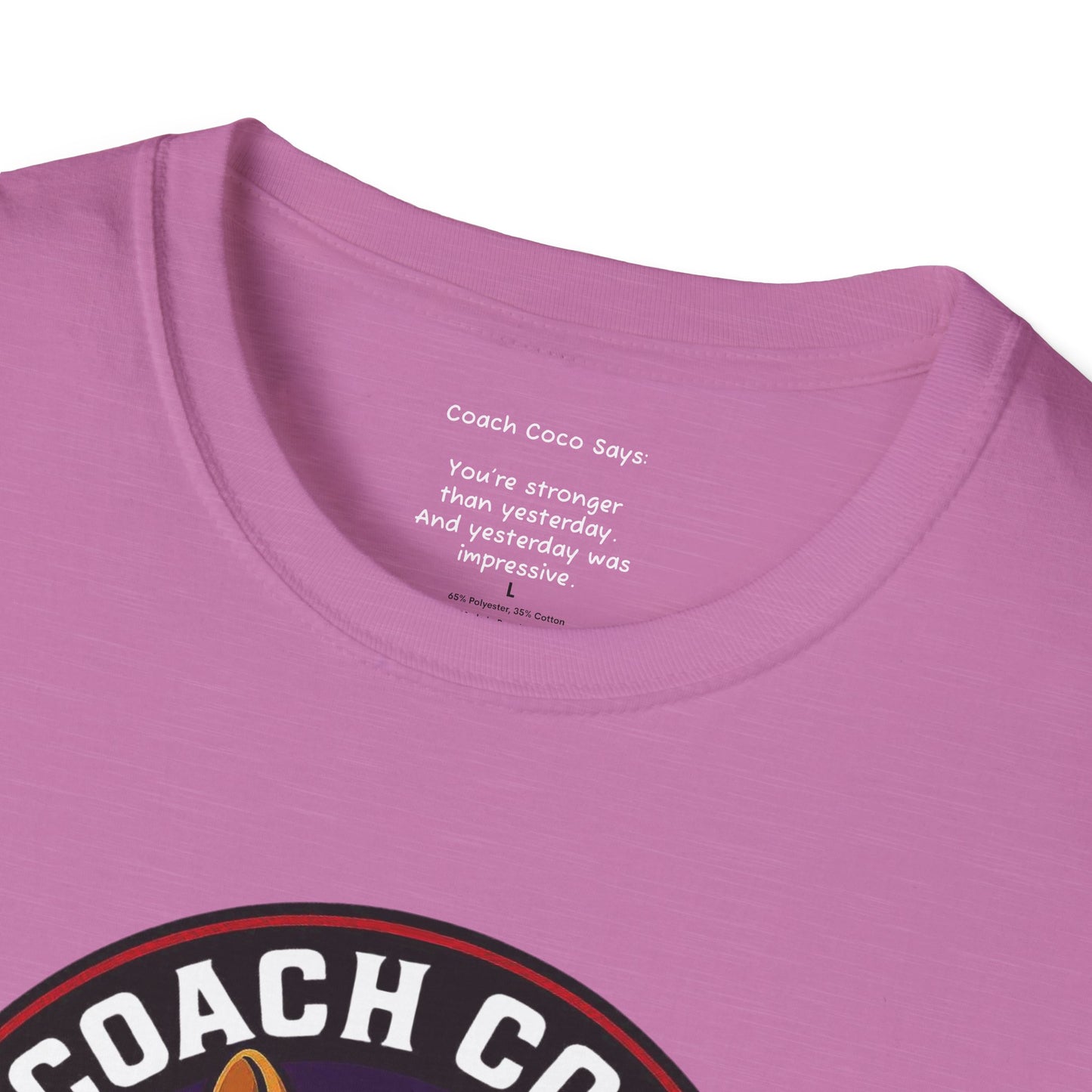.Coach Coco Fitness Motivational T-Shirt | Fun Unisex Workout Tee | Pet Lover's Gift | Gym Apparel | Cute Fitness T-Shirt | Animal Lover Tee