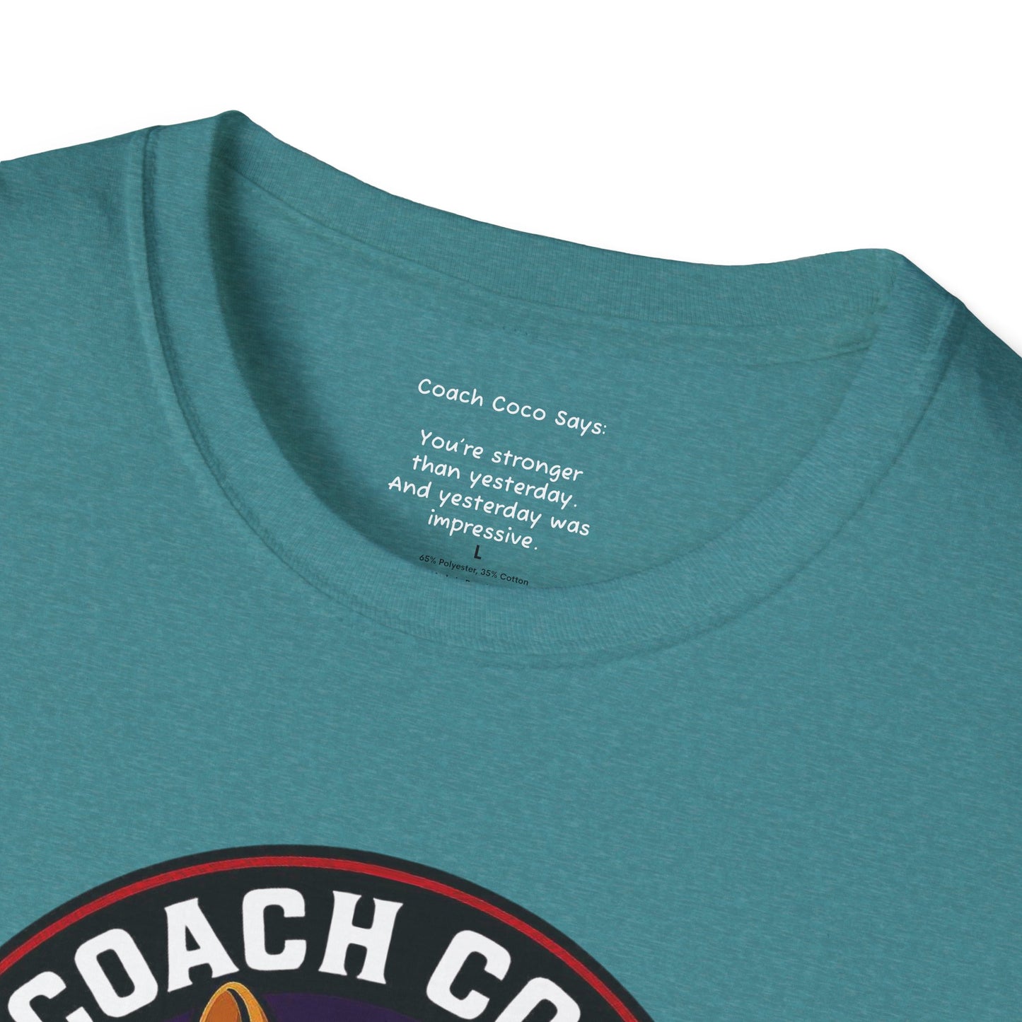 .Coach Coco Fitness Motivational T-Shirt | Fun Unisex Workout Tee | Pet Lover's Gift | Gym Apparel | Cute Fitness T-Shirt | Animal Lover Tee