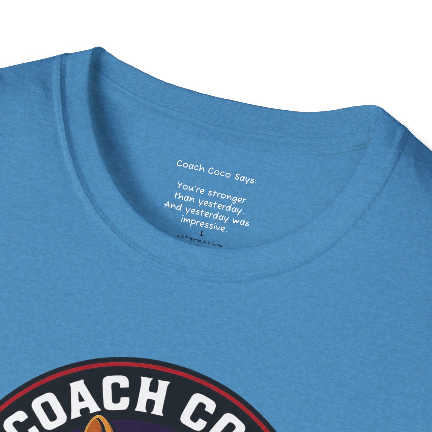 .Coach Coco Fitness Motivational T-Shirt | Fun Unisex Workout Tee | Pet Lover's Gift | Gym Apparel | Cute Fitness T-Shirt | Animal Lover Tee