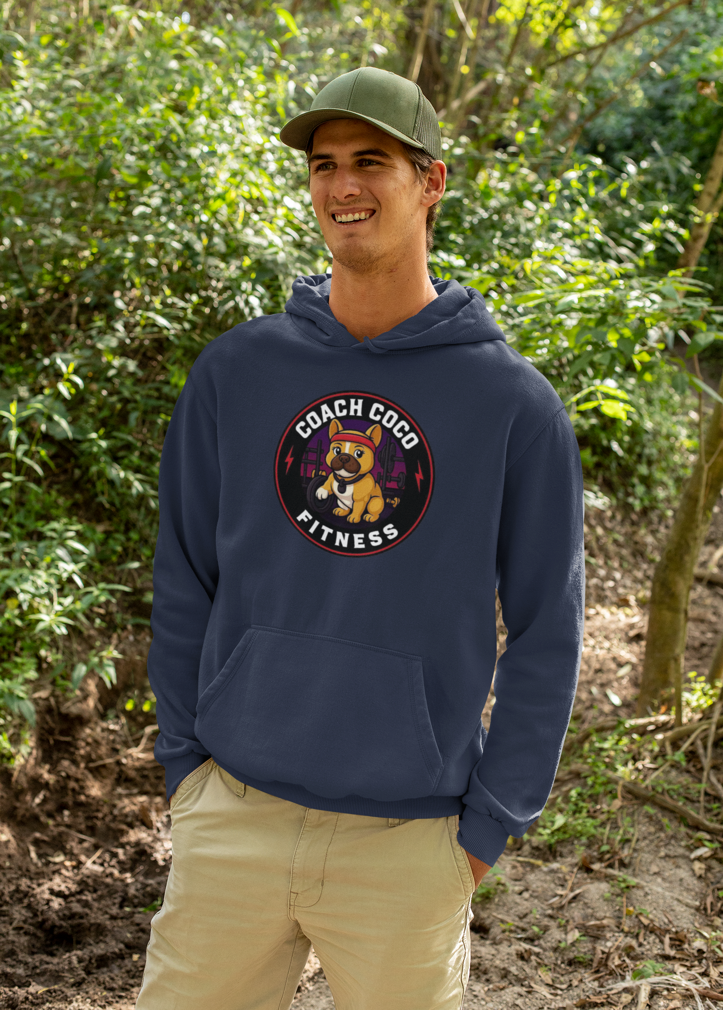 Coach Coco Fitness - Trainer's Cozy Fitness Hoodie, Workout Gear, Wellness Sweatshirt, Gym Apparel, Personalized Gift , Activewear