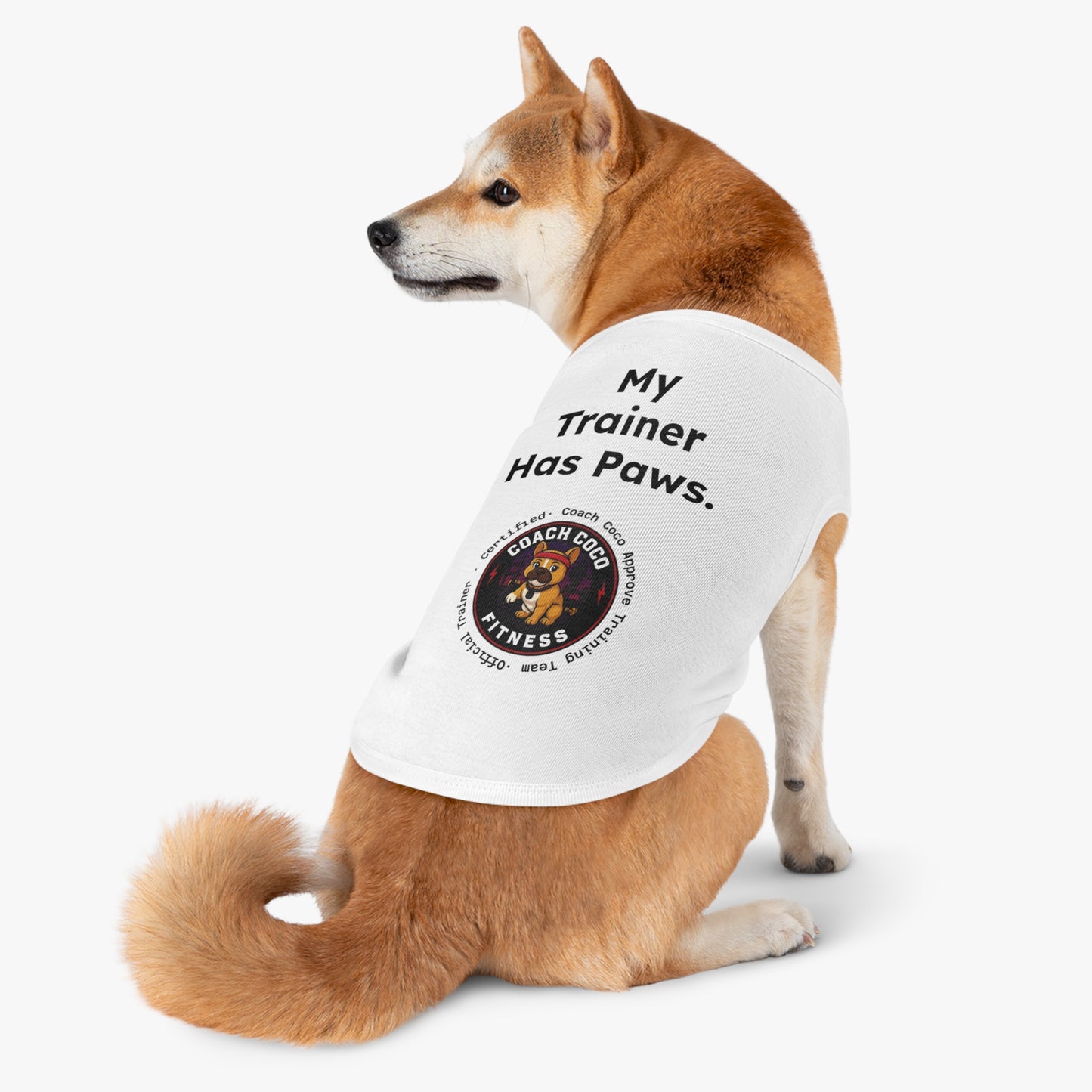 Coach Coco Fitness Pet Tank Top, Dog Tank, Cute Pet Apparel, Funny Dog Shirt, Summer Dog Clothes, Gift for Dog Lovers
