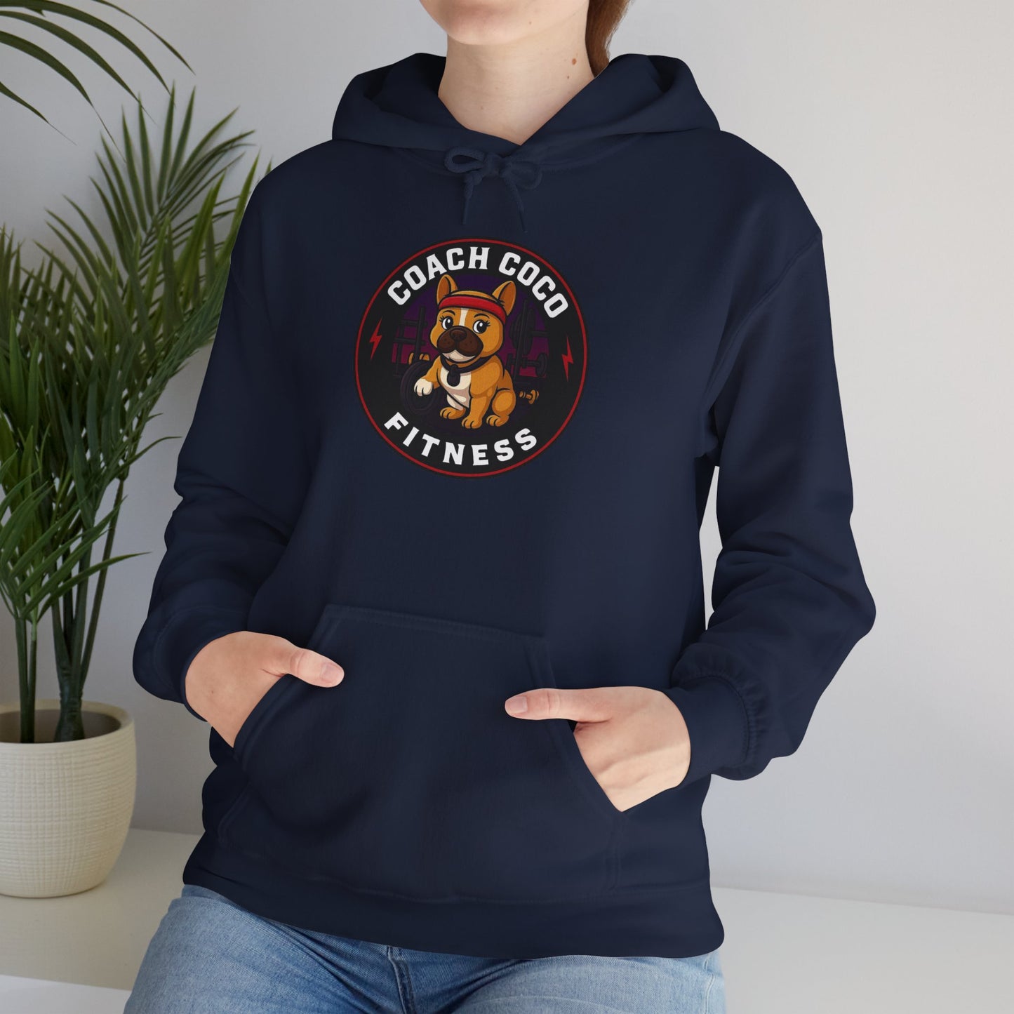Coach Coco Fitness - Trainer's Cozy Fitness Hoodie, Workout Gear, Wellness Sweatshirt, Gym Apparel, Personalized Gift , Activewear