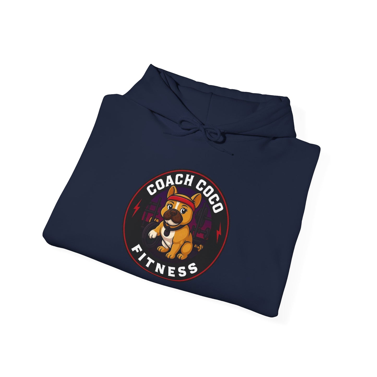 Coach Coco Fitness - Trainer's Cozy Fitness Hoodie, Workout Gear, Wellness Sweatshirt, Gym Apparel, Personalized Gift , Activewear