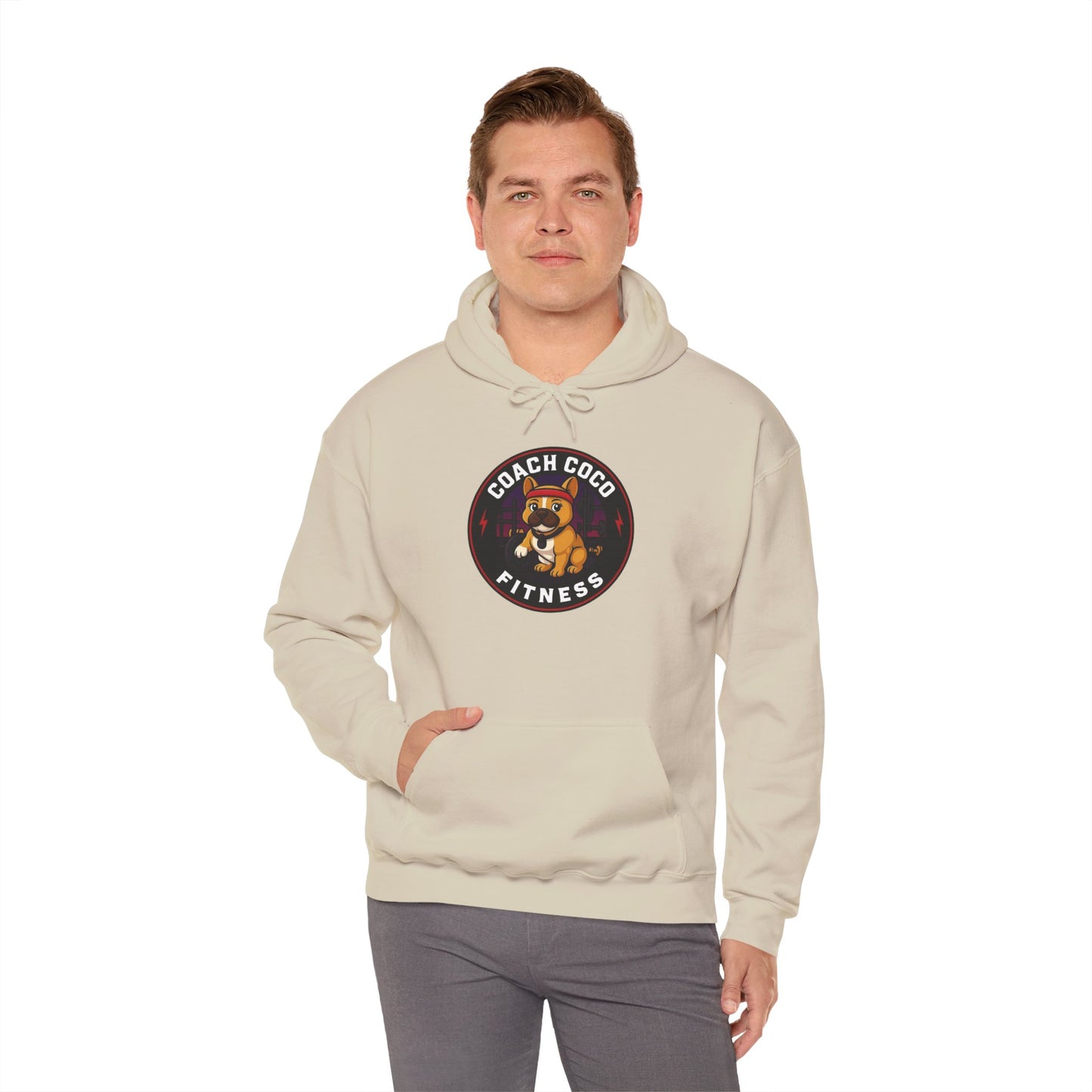 Coach Coco Fitness - Trainer's Cozy Fitness Hoodie, Workout Gear, Wellness Sweatshirt, Gym Apparel, Personalized Gift , Activewear