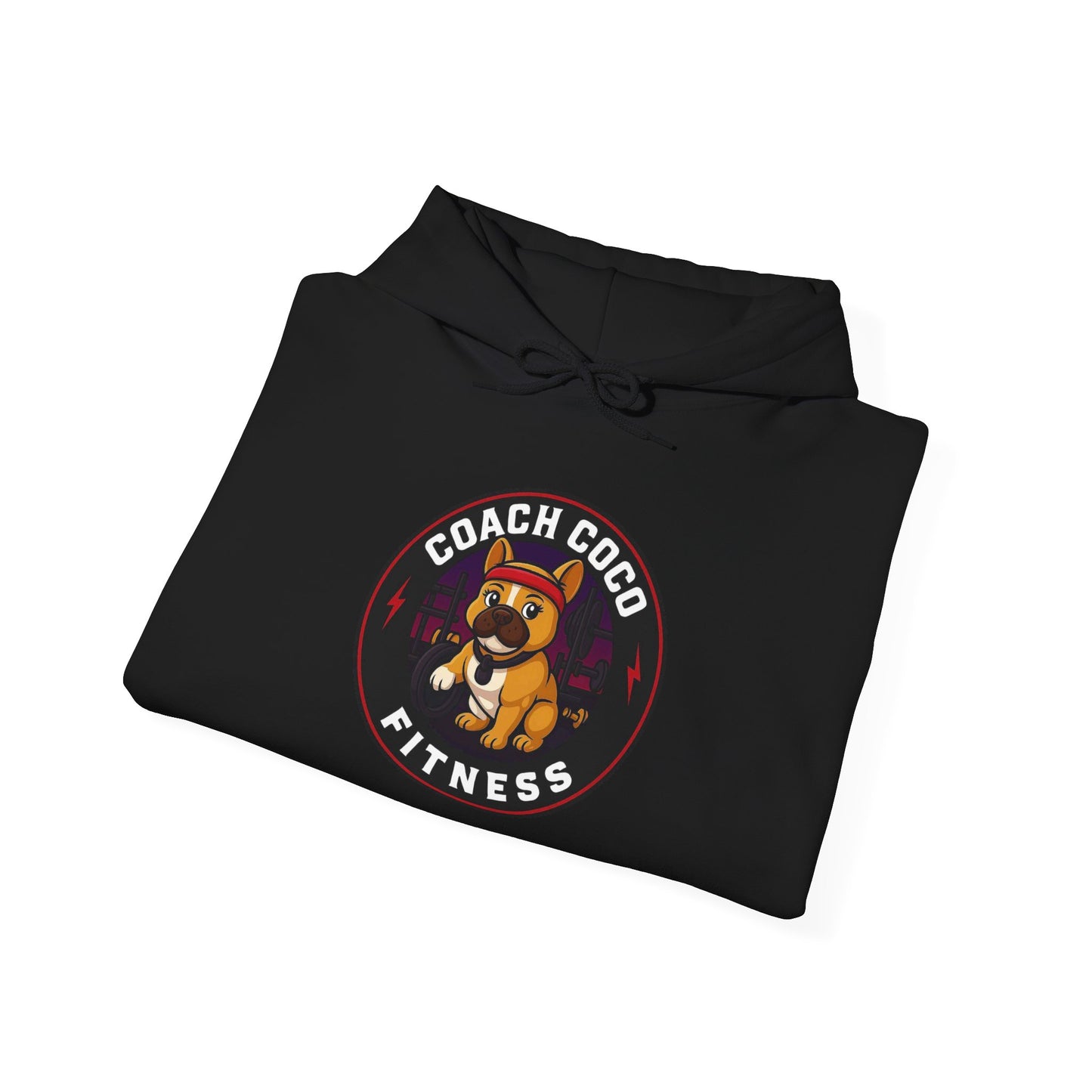 Coach Coco Fitness - Trainer's Cozy Fitness Hoodie, Workout Gear, Wellness Sweatshirt, Gym Apparel, Personalized Gift , Activewear
