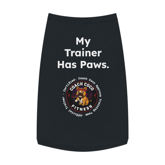 Coach Coco Fitness  Pet Tank Top, Dog Tank, Cute Pet Apparel, Funny Dog Shirt, Summer Dog Clothes, Gift for Dog Lovers