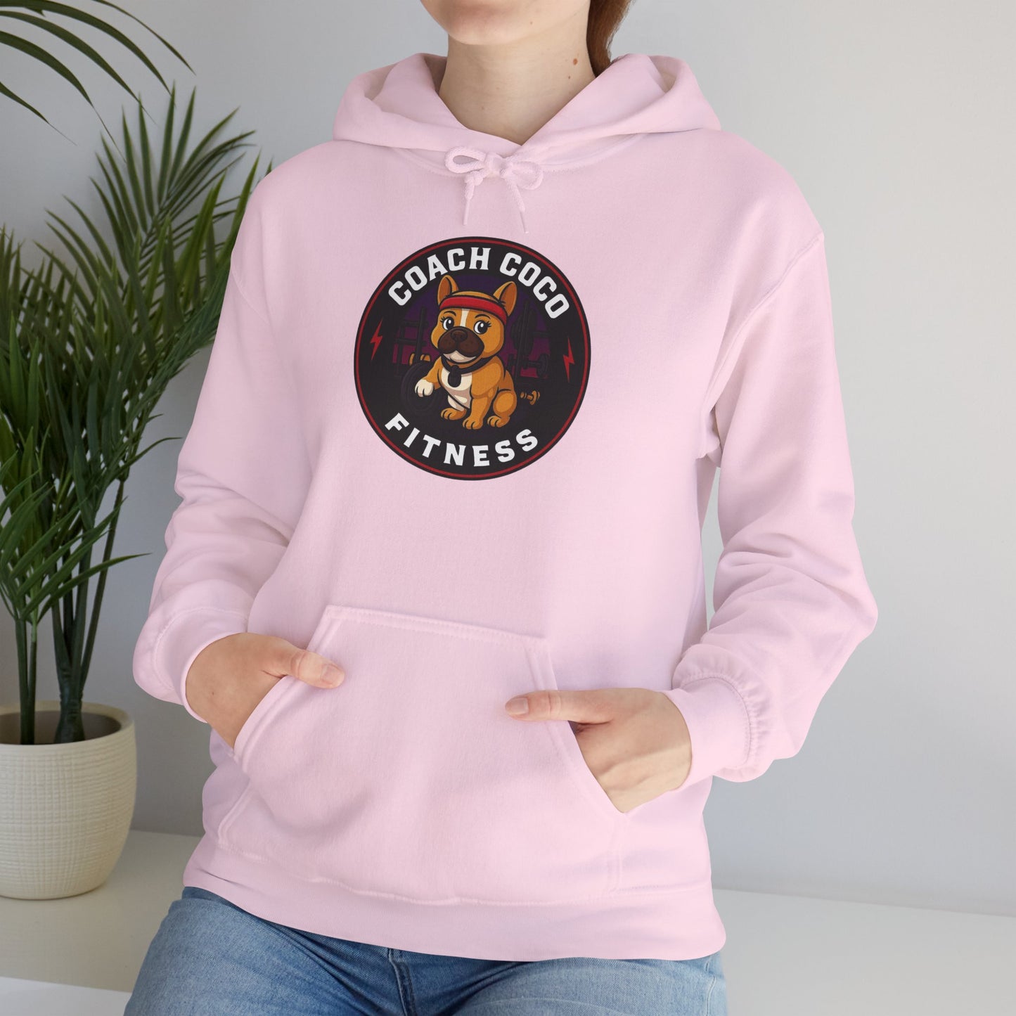Coach Coco Fitness - Trainer's Cozy Fitness Hoodie, Workout Gear, Wellness Sweatshirt, Gym Apparel, Personalized Gift , Activewear
