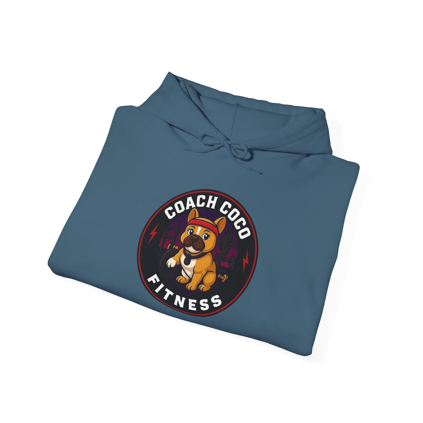 Coach Coco Fitness - Trainer's Cozy Fitness Hoodie, Workout Gear, Wellness Sweatshirt, Gym Apparel, Personalized Gift , Activewear