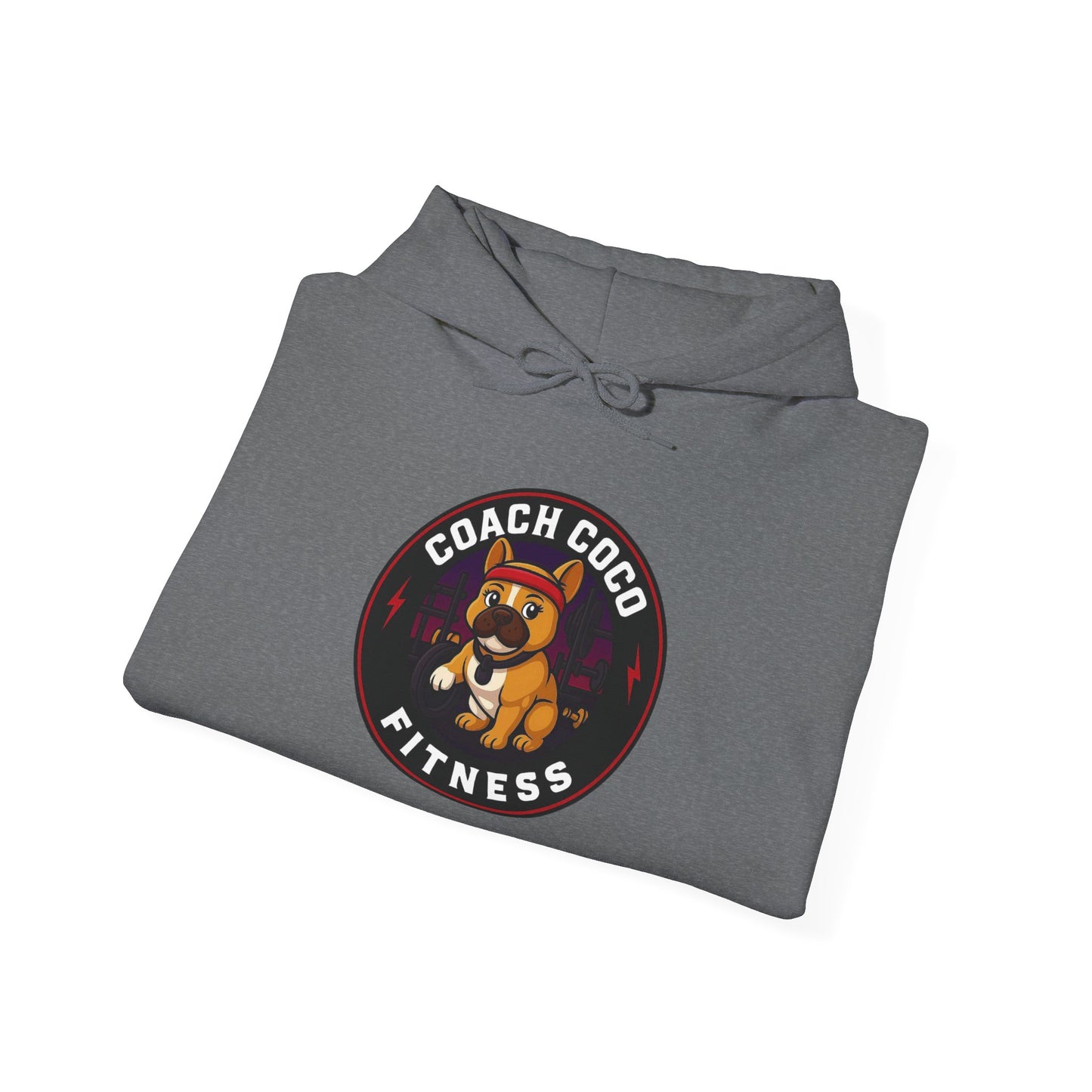 Coach Coco Fitness - Trainer's Cozy Fitness Hoodie, Workout Gear, Wellness Sweatshirt, Gym Apparel, Personalized Gift , Activewear