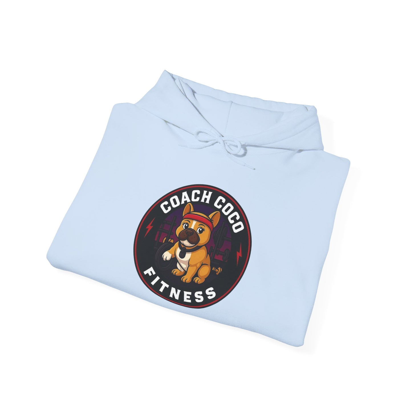 Coach Coco Fitness - Trainer's Cozy Fitness Hoodie, Workout Gear, Wellness Sweatshirt, Gym Apparel, Personalized Gift , Activewear