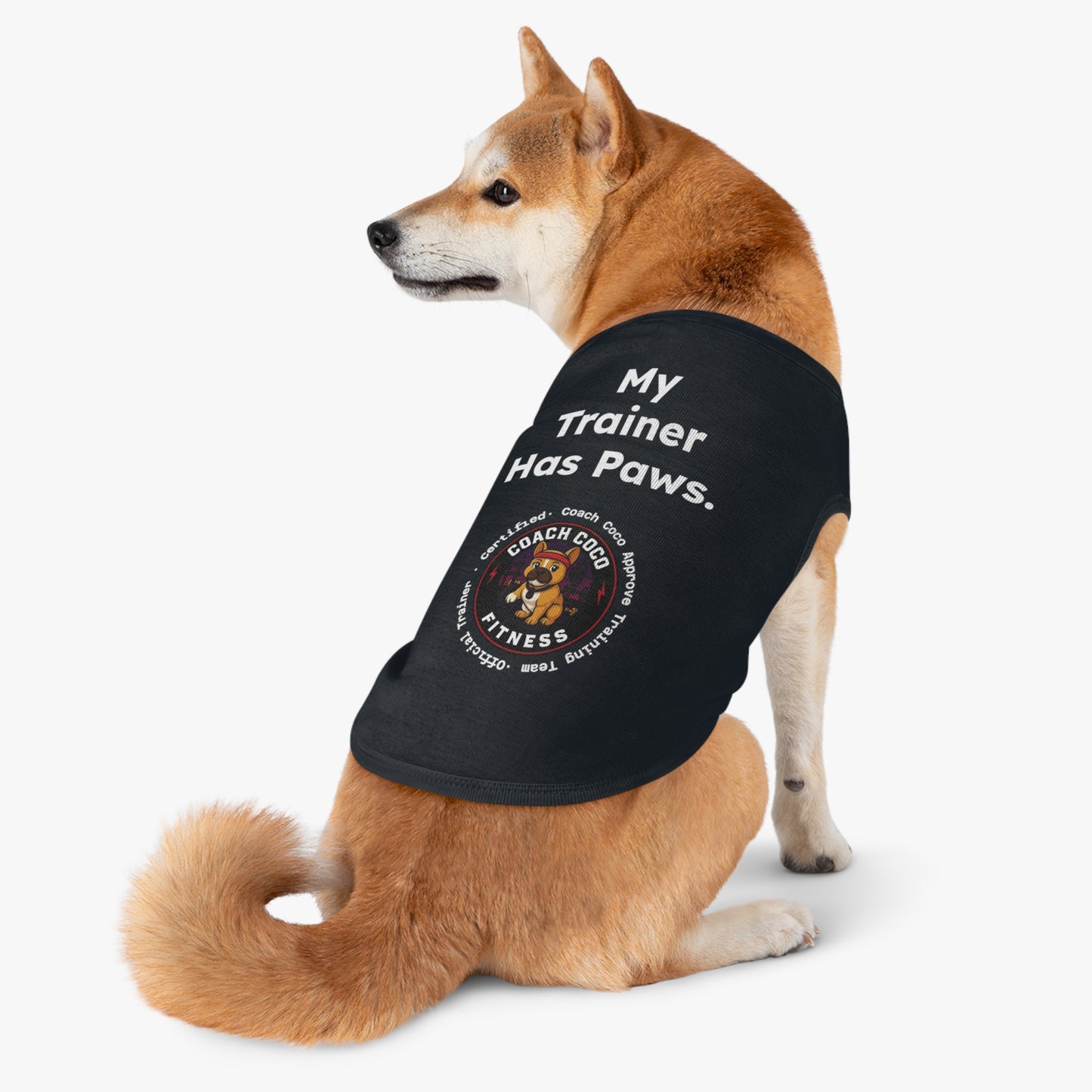 Coach Coco Fitness Pet Tank Top, Dog Tank, Cute Pet Apparel, Funny Dog Shirt, Summer Dog Clothes, Gift for Dog Lovers