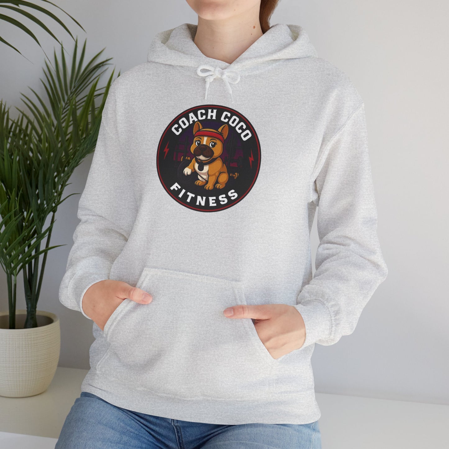 Coach Coco Fitness - Trainer's Cozy Fitness Hoodie, Workout Gear, Wellness Sweatshirt, Gym Apparel, Personalized Gift , Activewear