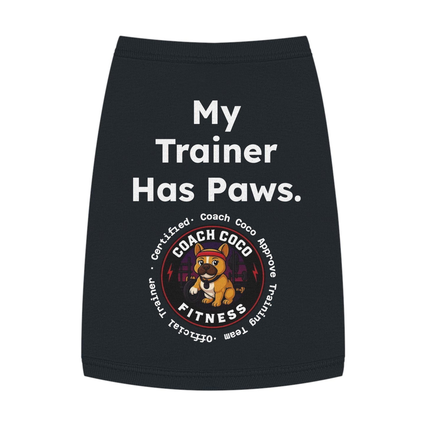 Coach Coco Fitness Pet Tank Top, Dog Tank, Cute Pet Apparel, Funny Dog Shirt, Summer Dog Clothes, Gift for Dog Lovers