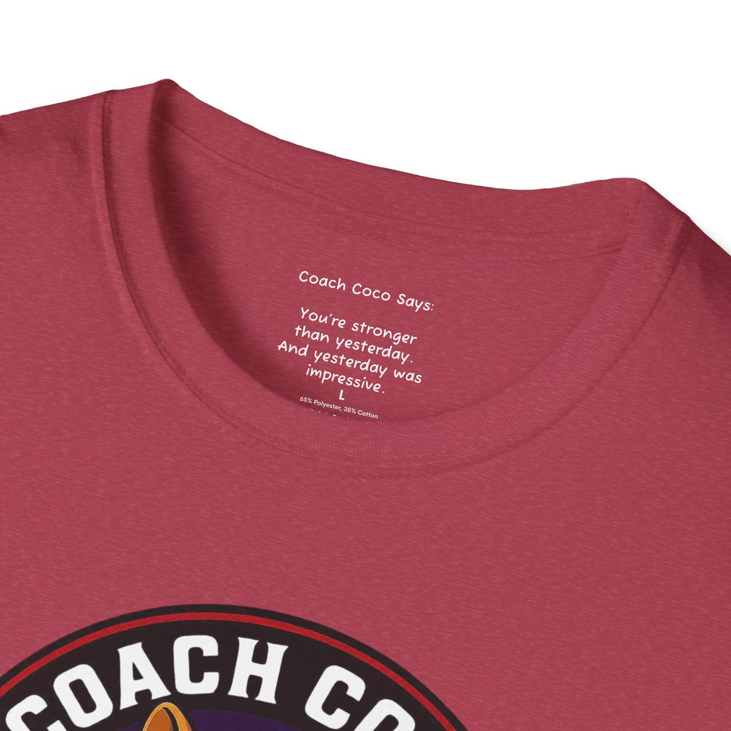 .Coach Coco Fitness Motivational T-Shirt | Fun Unisex Workout Tee | Pet Lover's Gift | Gym Apparel | Cute Fitness T-Shirt | Animal Lover Tee