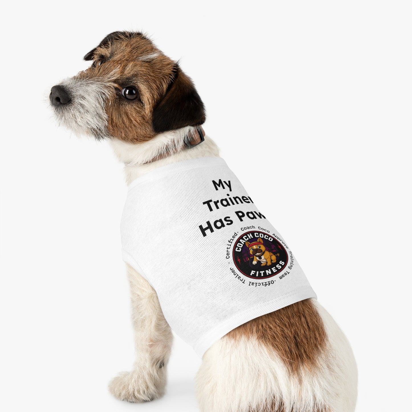 Coach Coco Fitness Pet Tank Top, Dog Tank, Cute Pet Apparel, Funny Dog Shirt, Summer Dog Clothes, Gift for Dog Lovers