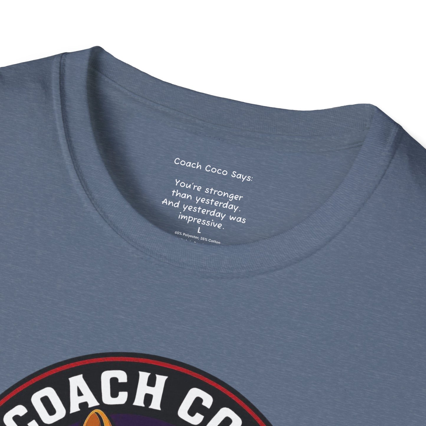 .Coach Coco Fitness Motivational T-Shirt | Fun Unisex Workout Tee | Pet Lover's Gift | Gym Apparel | Cute Fitness T-Shirt | Animal Lover Tee