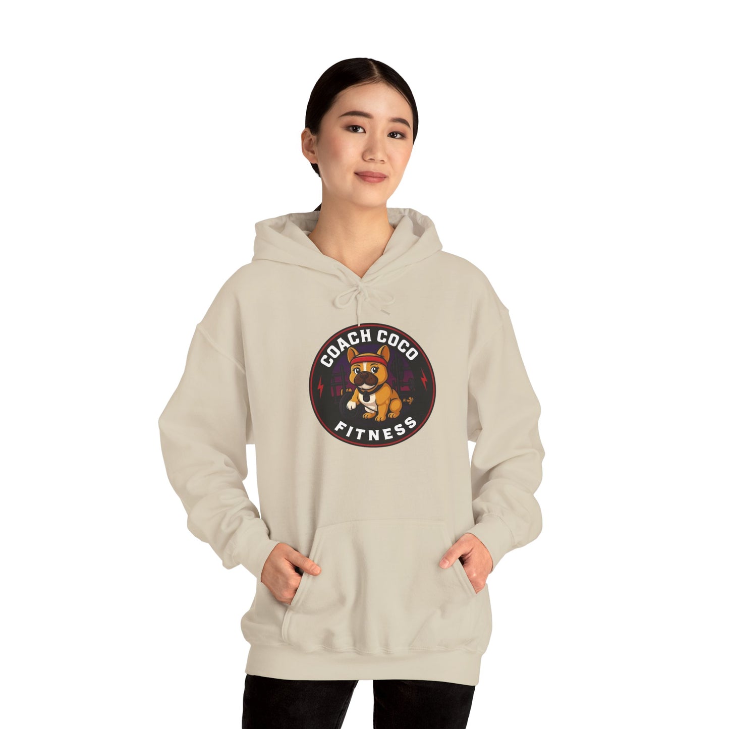 Coach Coco Fitness - Trainer's Cozy Fitness Hoodie, Workout Gear, Wellness Sweatshirt, Gym Apparel, Personalized Gift , Activewear