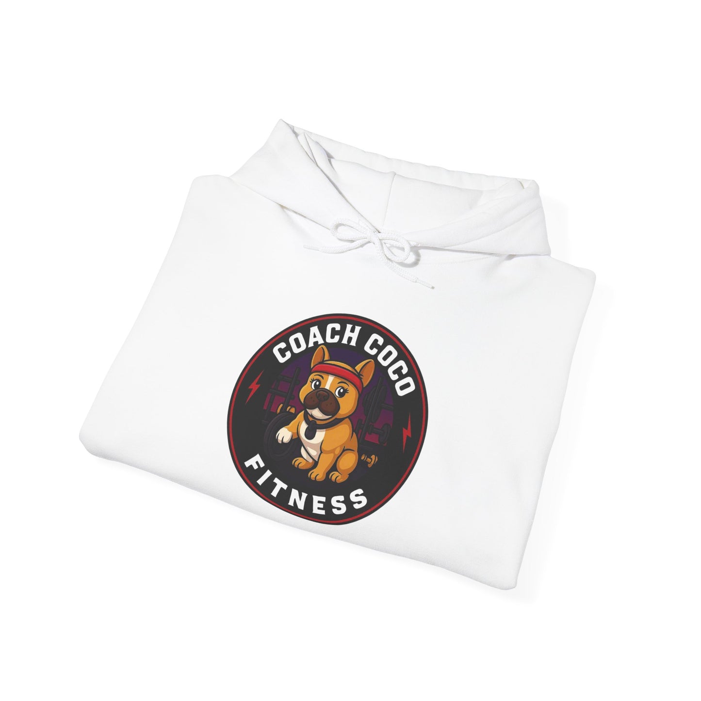 Coach Coco Fitness - Trainer's Cozy Fitness Hoodie, Workout Gear, Wellness Sweatshirt, Gym Apparel, Personalized Gift , Activewear