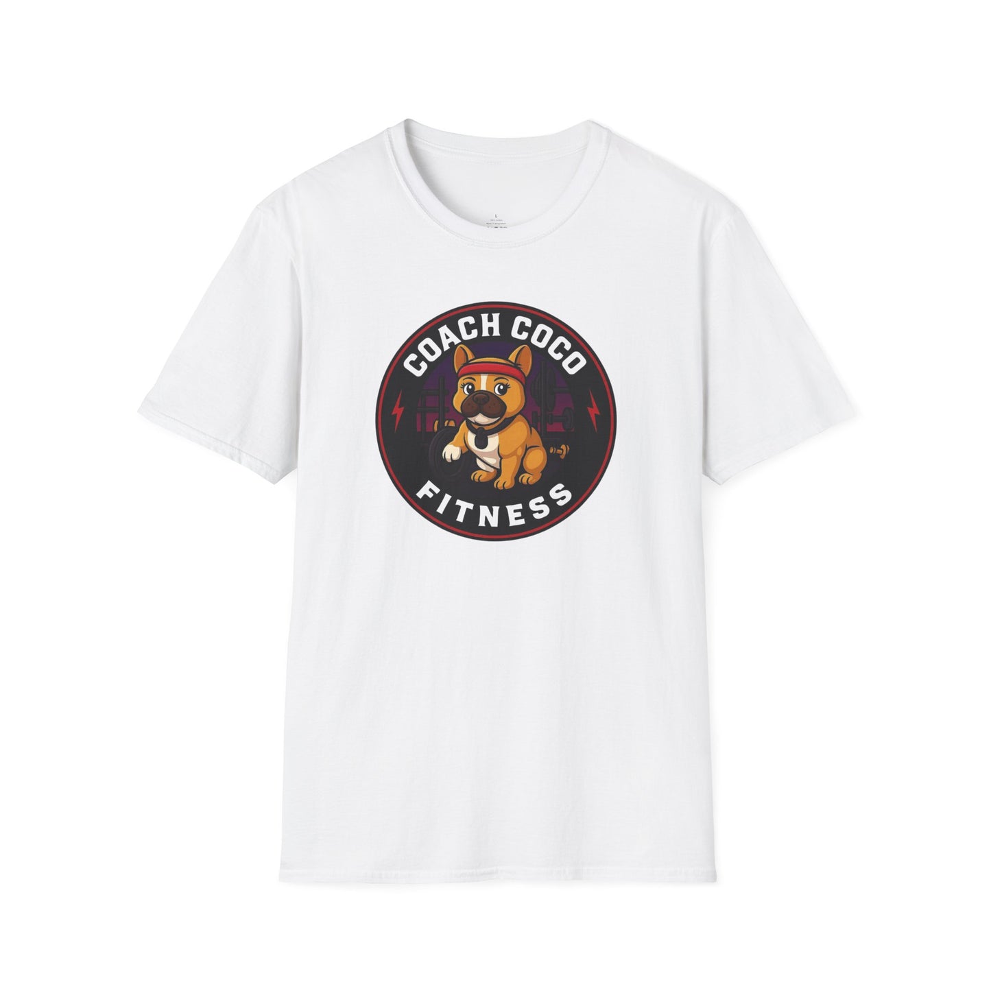 .Coach Coco Fitness Motivational T-Shirt | Fun Unisex Workout Tee | Pet Lover's Gift | Gym Apparel | Cute Fitness T-Shirt | Animal Lover Tee