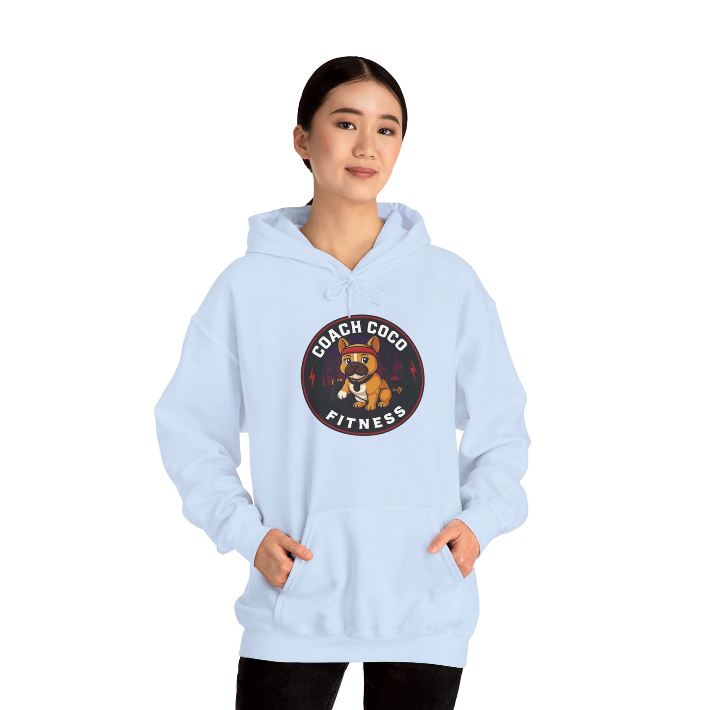 Coach Coco Fitness - Trainer's Cozy Fitness Hoodie, Workout Gear, Wellness Sweatshirt, Gym Apparel, Personalized Gift , Activewear