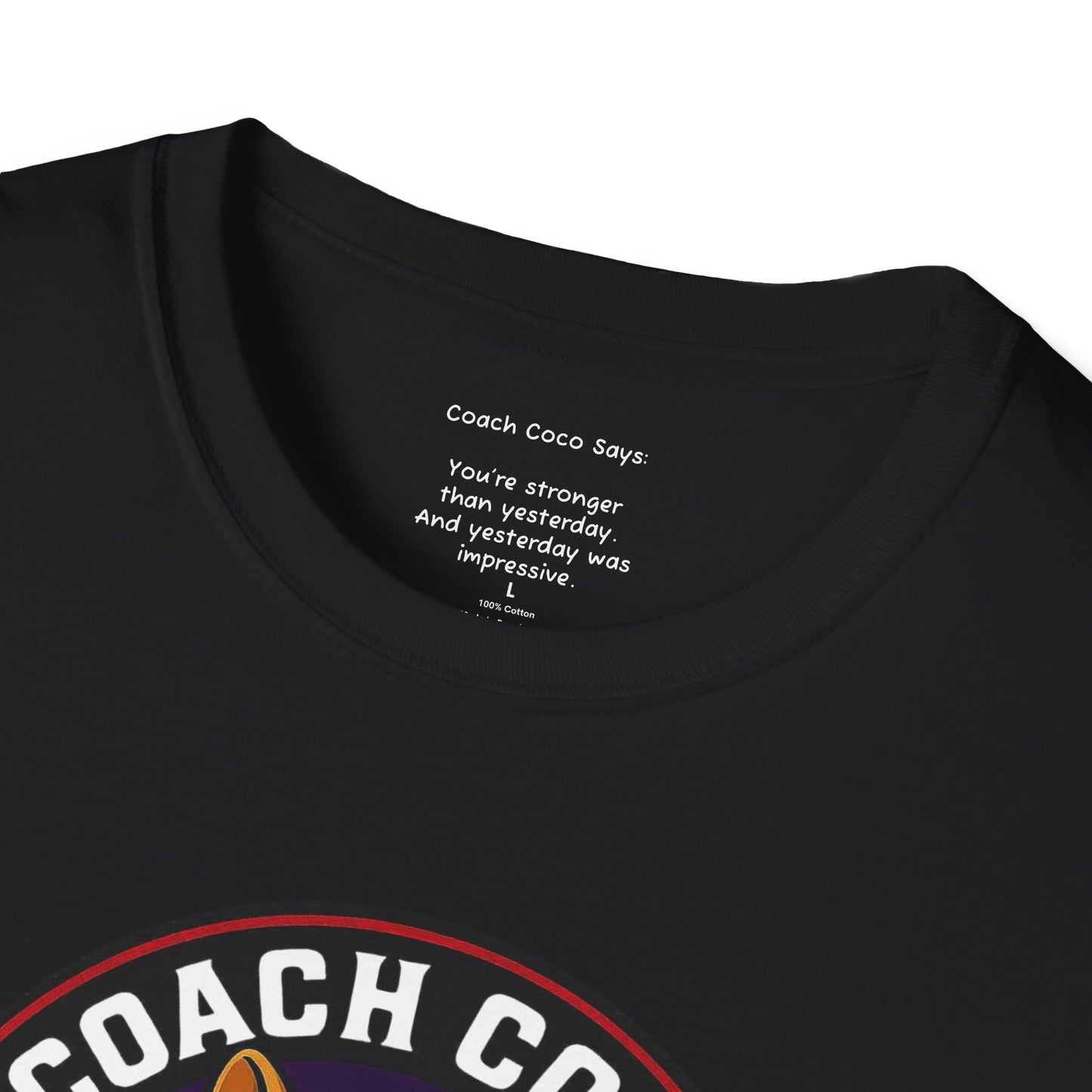 .Coach Coco Fitness Motivational T-Shirt | Fun Unisex Workout Tee | Pet Lover's Gift | Gym Apparel | Cute Fitness T-Shirt | Animal Lover Tee