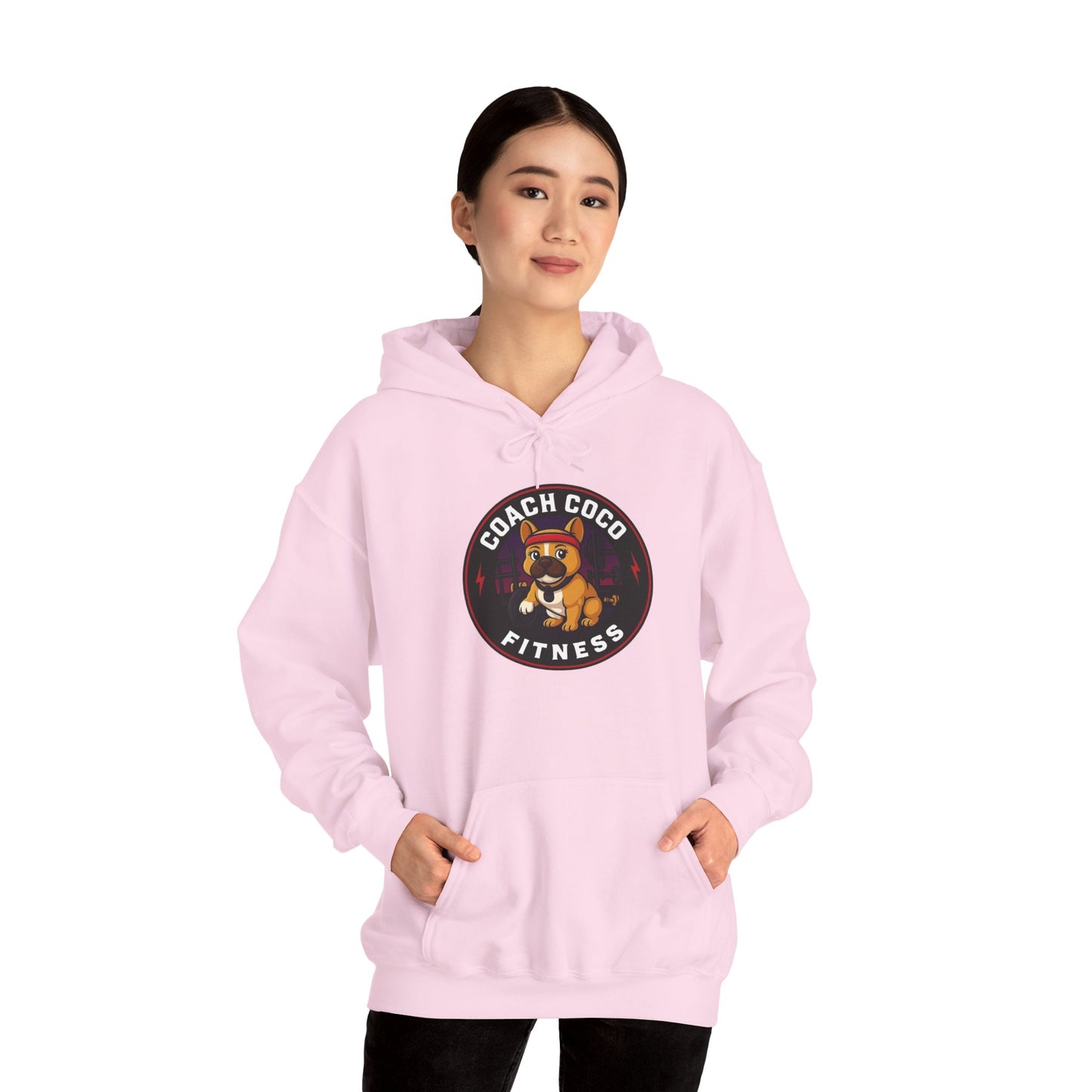 Coach Coco Fitness - Trainer's Cozy Fitness Hoodie, Workout Gear, Wellness Sweatshirt, Gym Apparel, Personalized Gift , Activewear