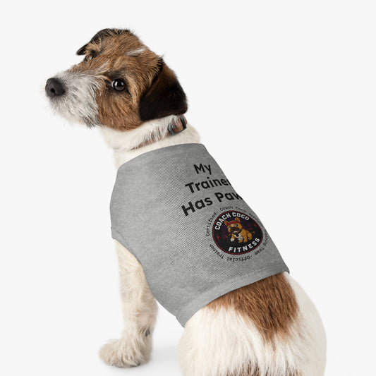 Coach Coco Fitness  Pet Tank Top, Dog Tank, Cute Pet Apparel, Funny Dog Shirt, Summer Dog Clothes, Gift for Dog Lovers
