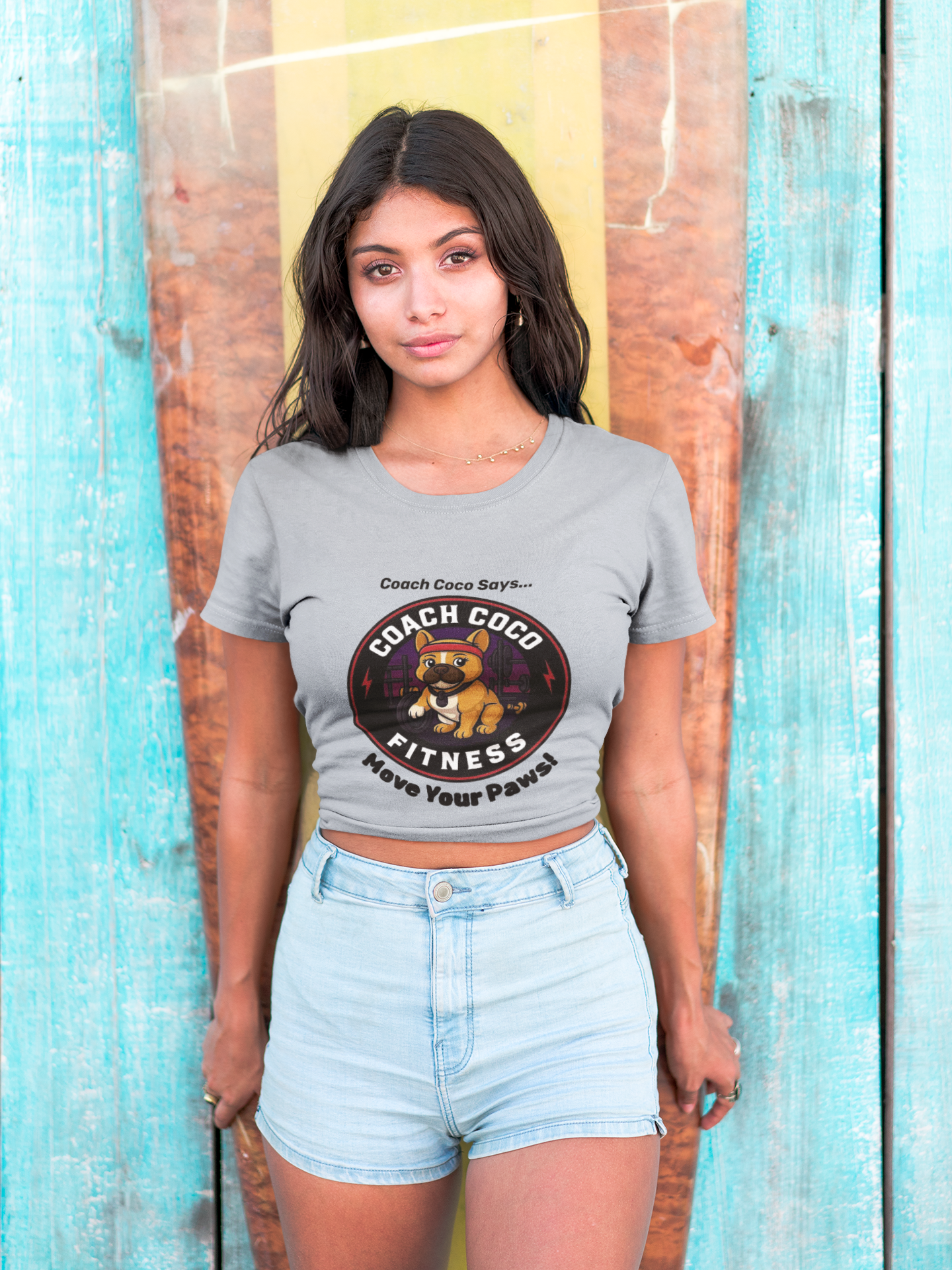 Coach Coco Fitness - Fitness Motivational Unisex Tee - Coach Coco Fitness, Workout Shirt, Dog Lover Gift, Gym Apparel, Activewear