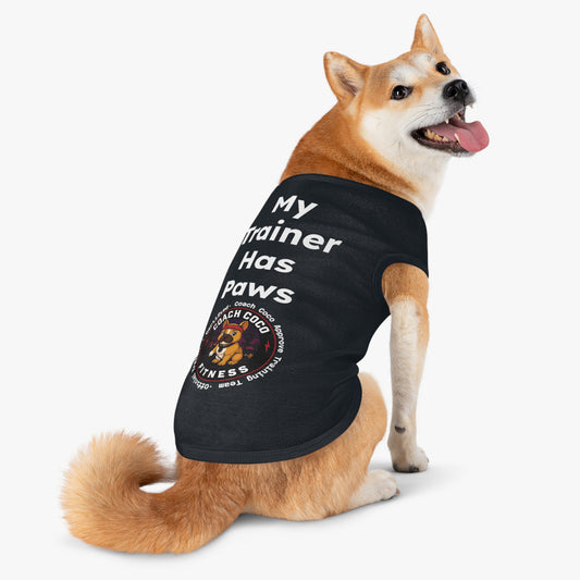 Coach Coco Fitness, Fitness Dog Tank Top, Cute Pet Apparel, Active Dog Clothing, Gym Wear for Dogs, Personalized Pet Gift