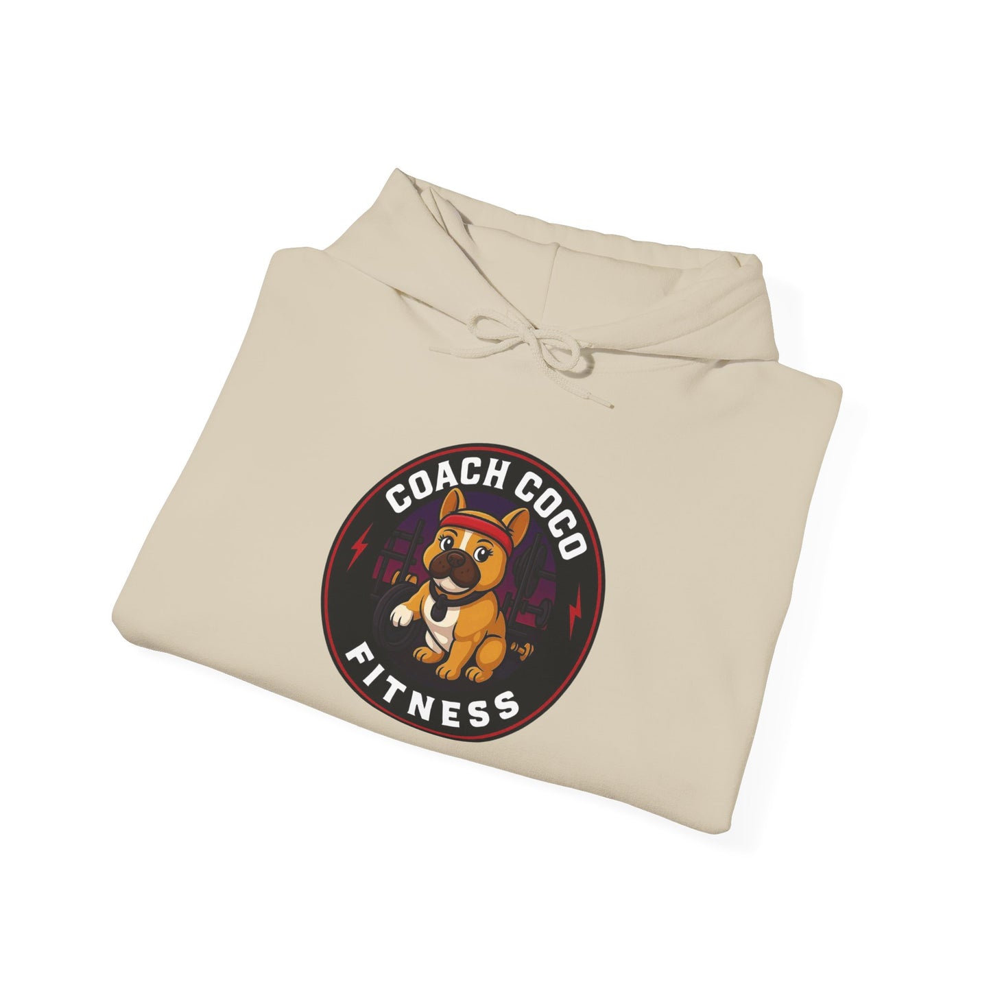 Coach Coco Fitness - Trainer's Cozy Fitness Hoodie, Workout Gear, Wellness Sweatshirt, Gym Apparel, Personalized Gift , Activewear