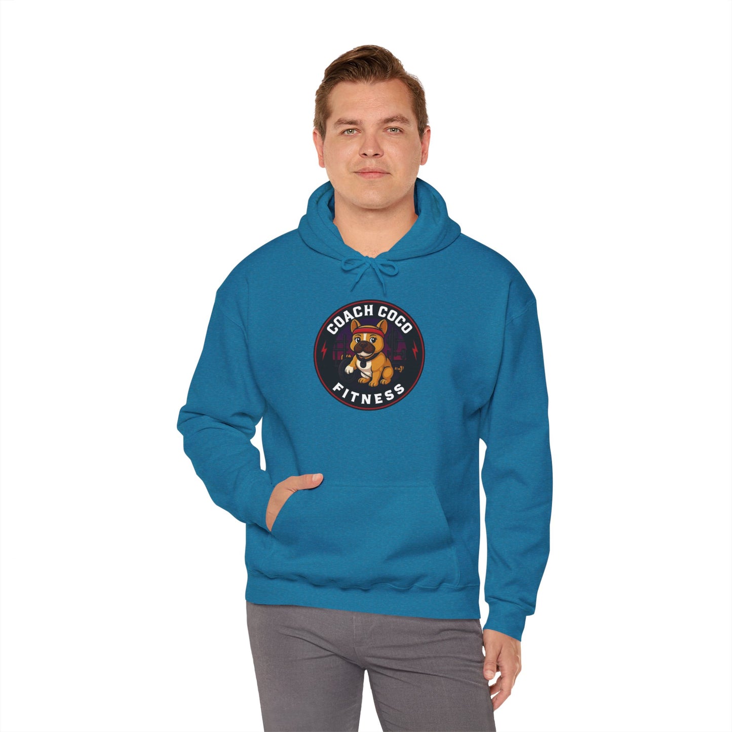 Coach Coco Fitness - Trainer's Cozy Fitness Hoodie, Workout Gear, Wellness Sweatshirt, Gym Apparel, Personalized Gift , Activewear